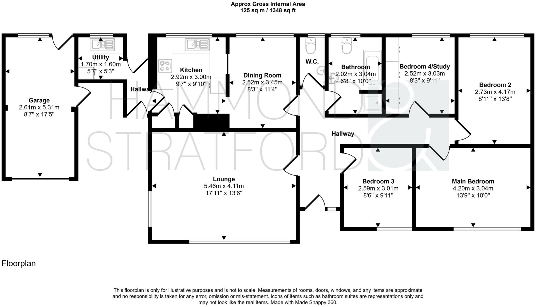 Birchfield Lane, Mulbarton floorplan