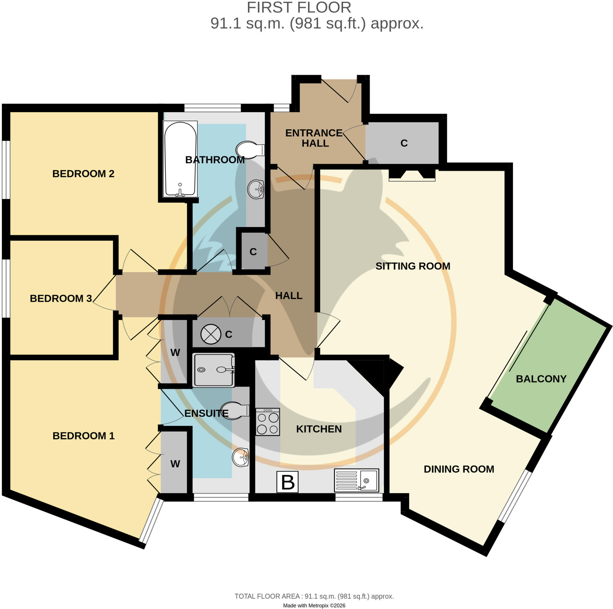 Camden Hurst, Milford on Sea, Lymington, Hampshire, SO41 floorplan