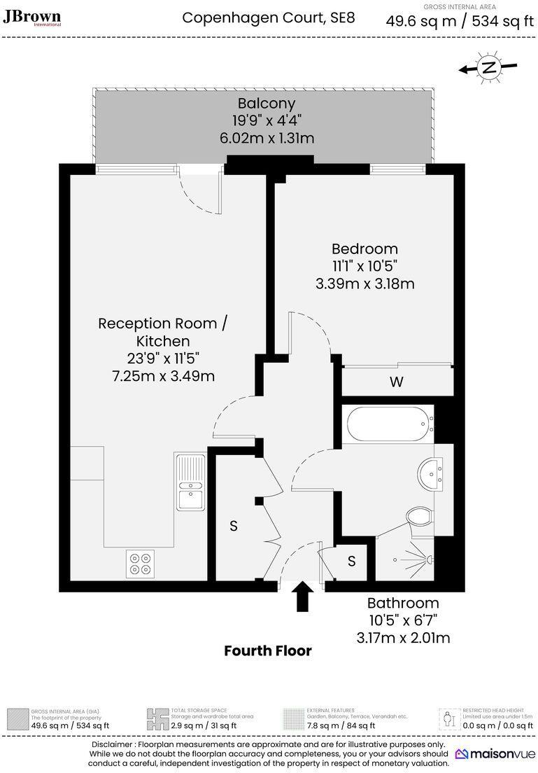 Copenhagen Court, Pell Street, London, SE8 floorplan