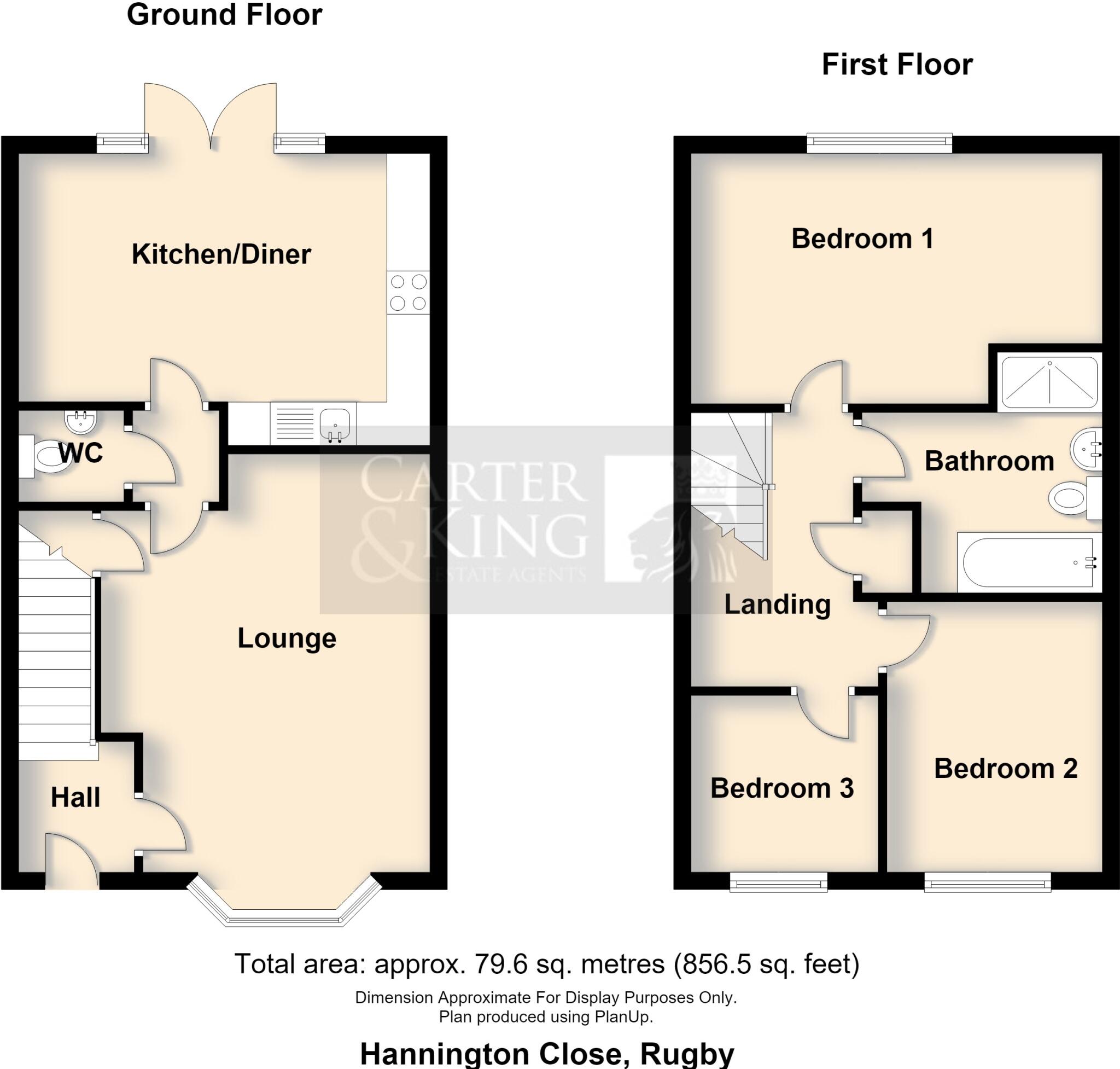 Hannington Close, Houlton, Rugby floorplan