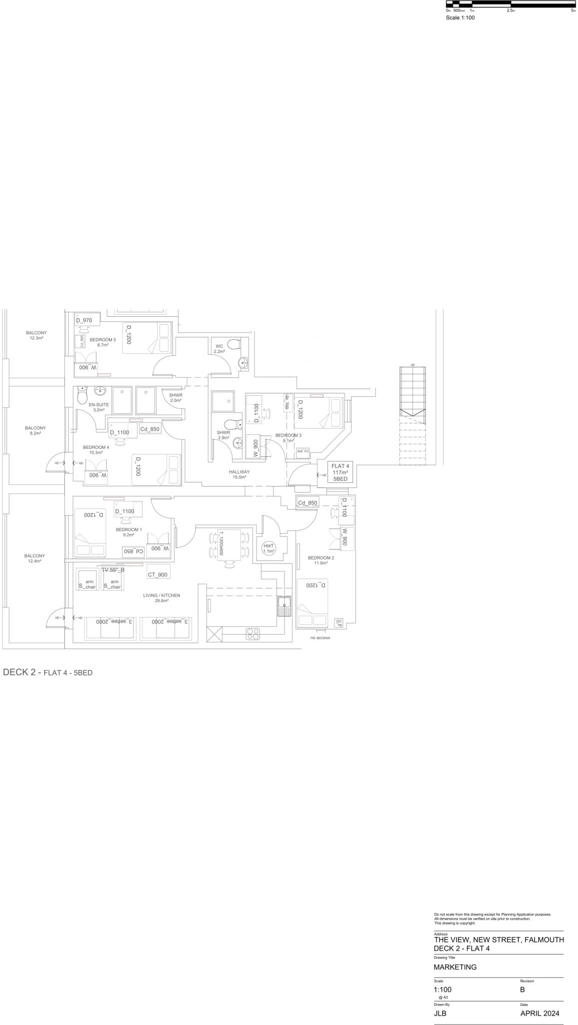 Flat 4, The View, New Street TR11 3LQ floorplan