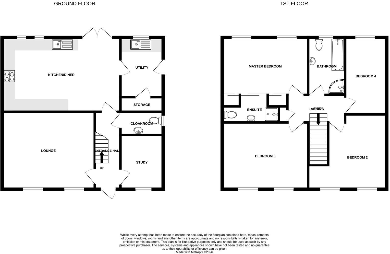 Beautifully Designed Detached Family Home Offering Stylish Living in the Heart of Terrington St Clement floorplan