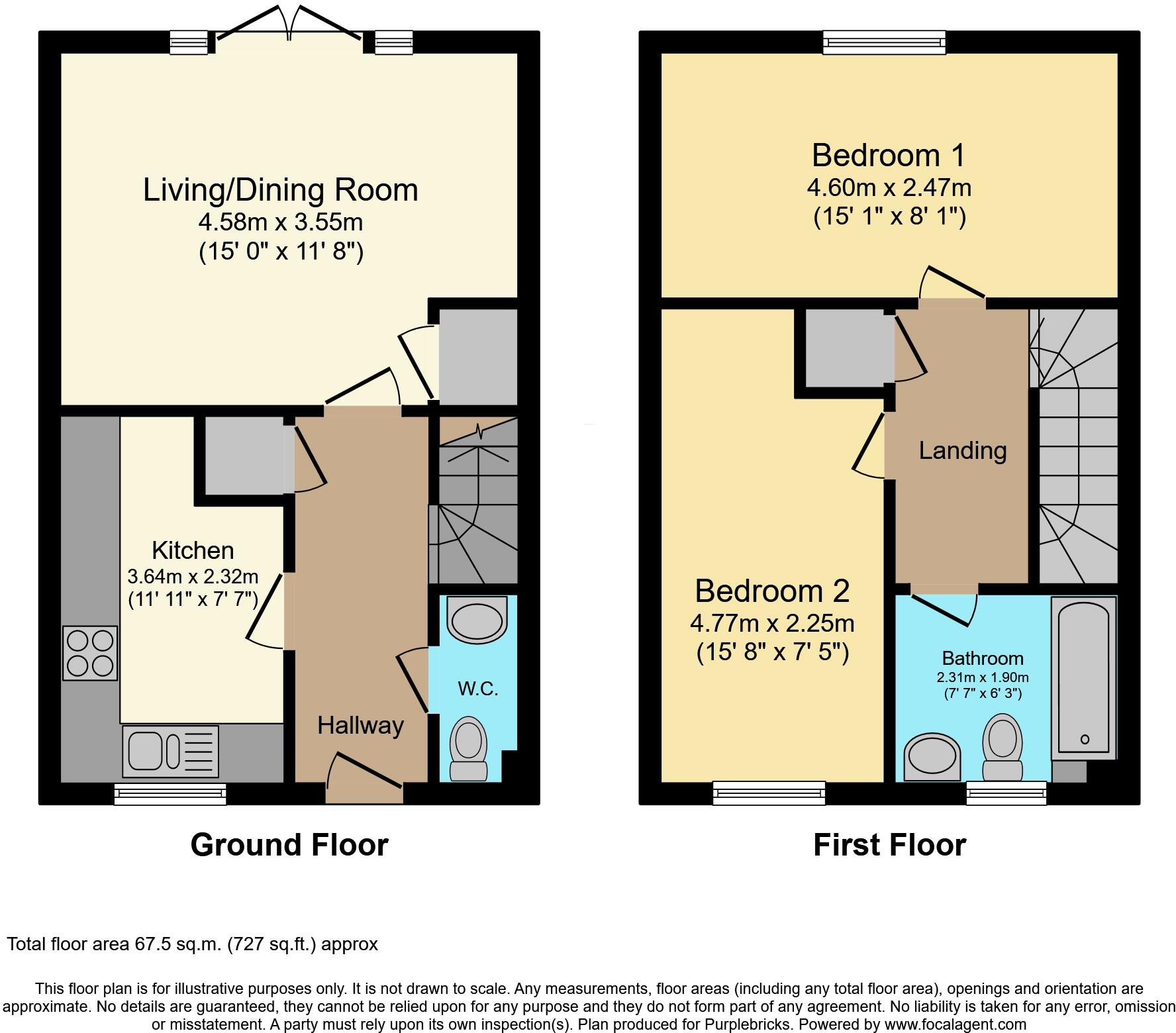 Badger Way, Huntingdon, PE28 floorplan