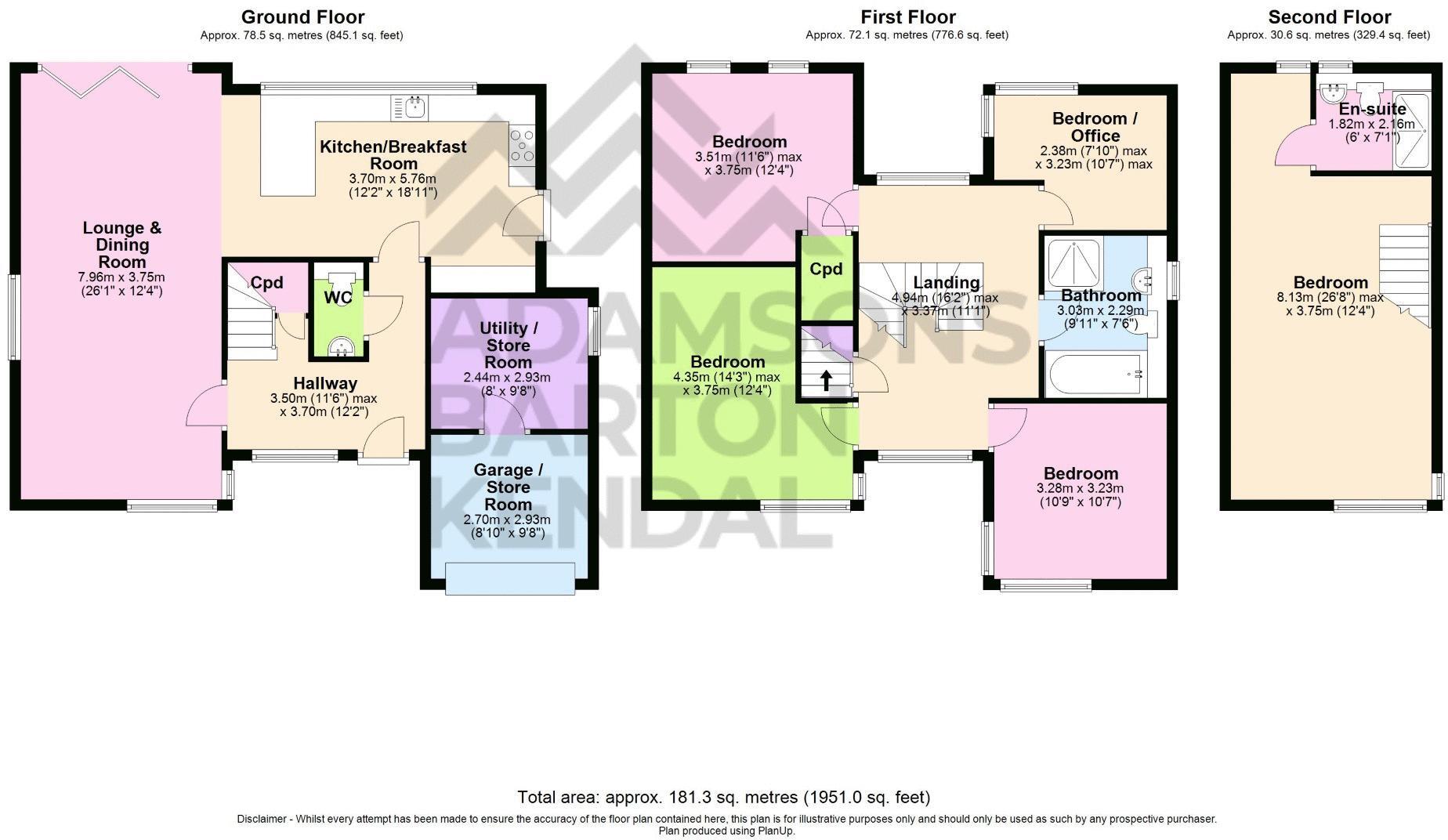 Heather Lea Close, Hopwood, OL10 floorplan