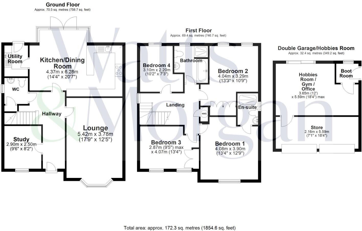 30 Timbers Green. Llangan, Vale Of Glamorgan, CF35 5AZ floorplan