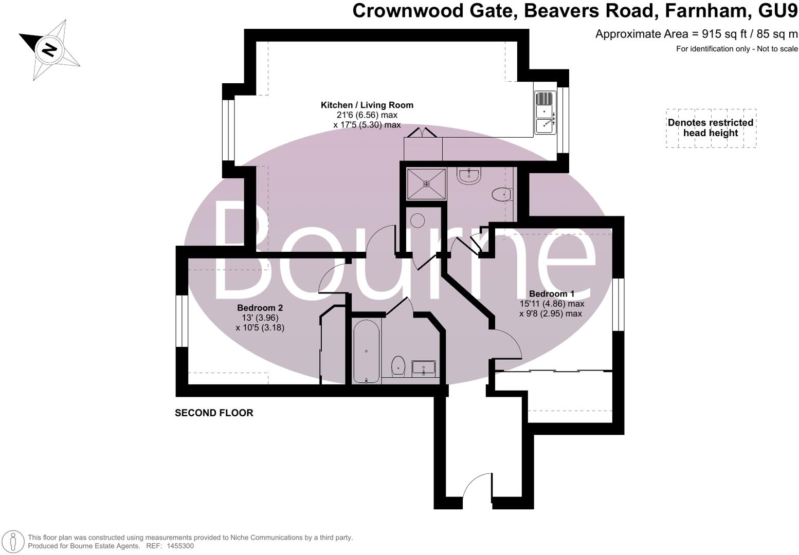 Crownwood Gate, Beavers Road, Farnham, Surrey, GU9 floorplan