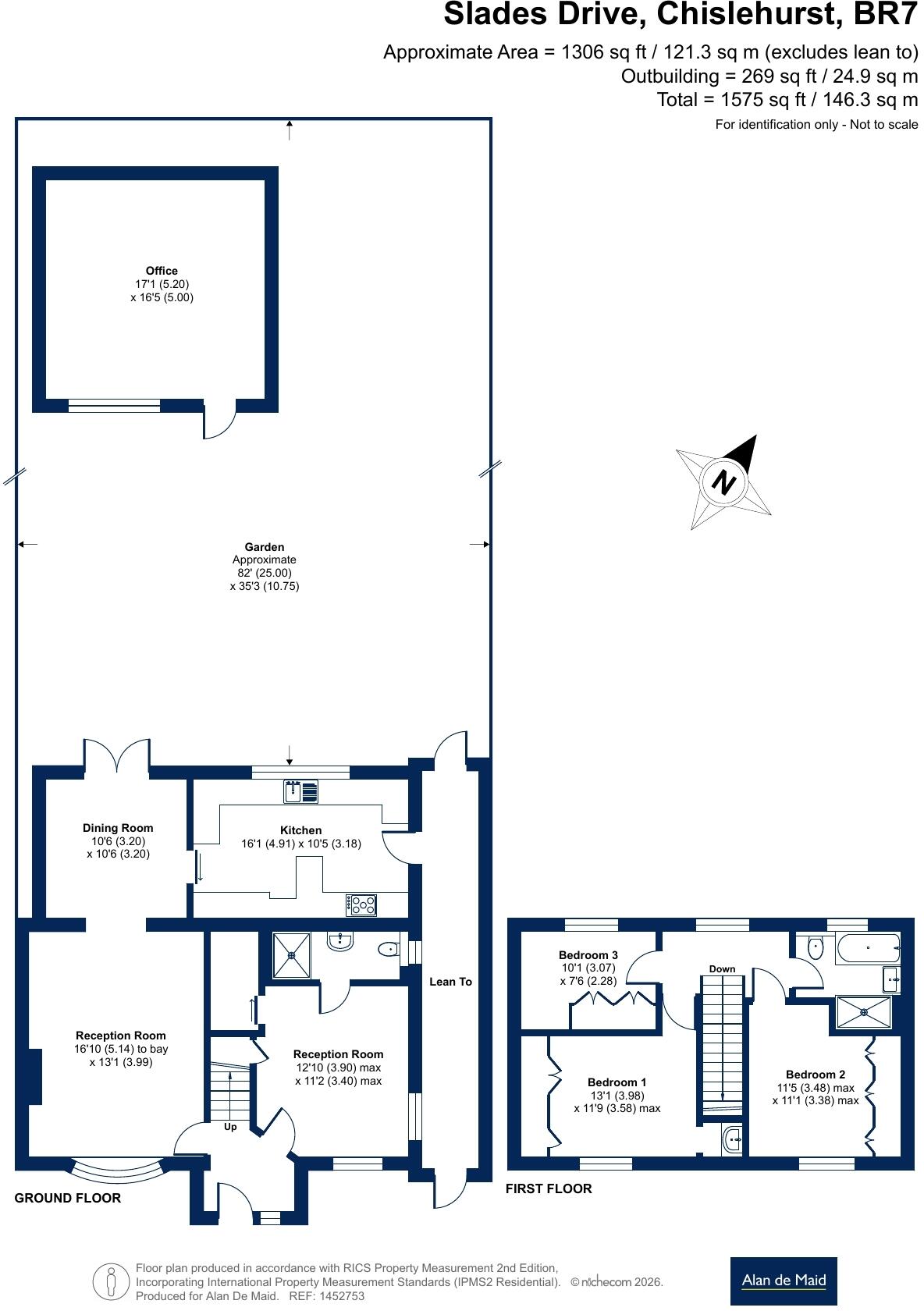 Slades Drive, Chislehurst floorplan