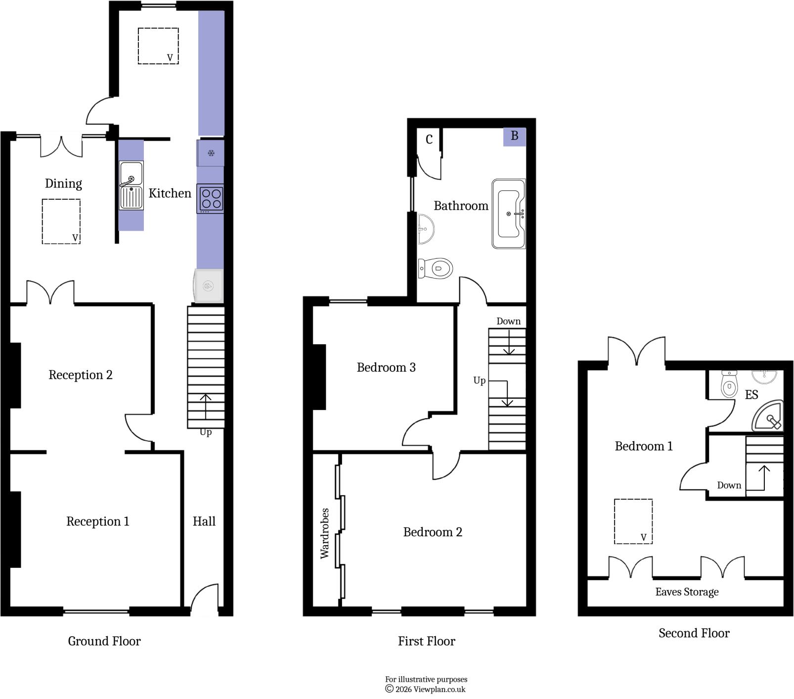 Salop Street, Penarth floorplan