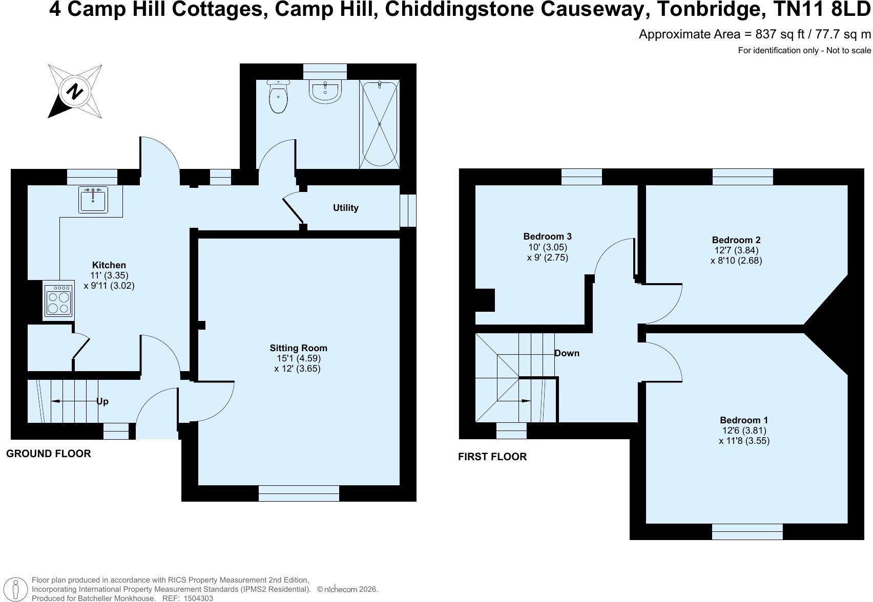 Camp Hill, Chiddingstone Causeway floorplan
