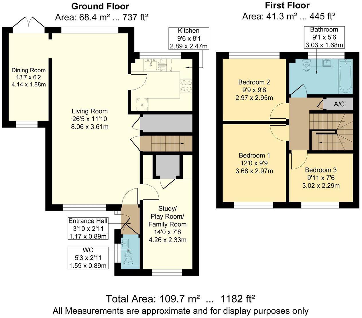 Mulberry Close, Biggleswade, SG18 floorplan