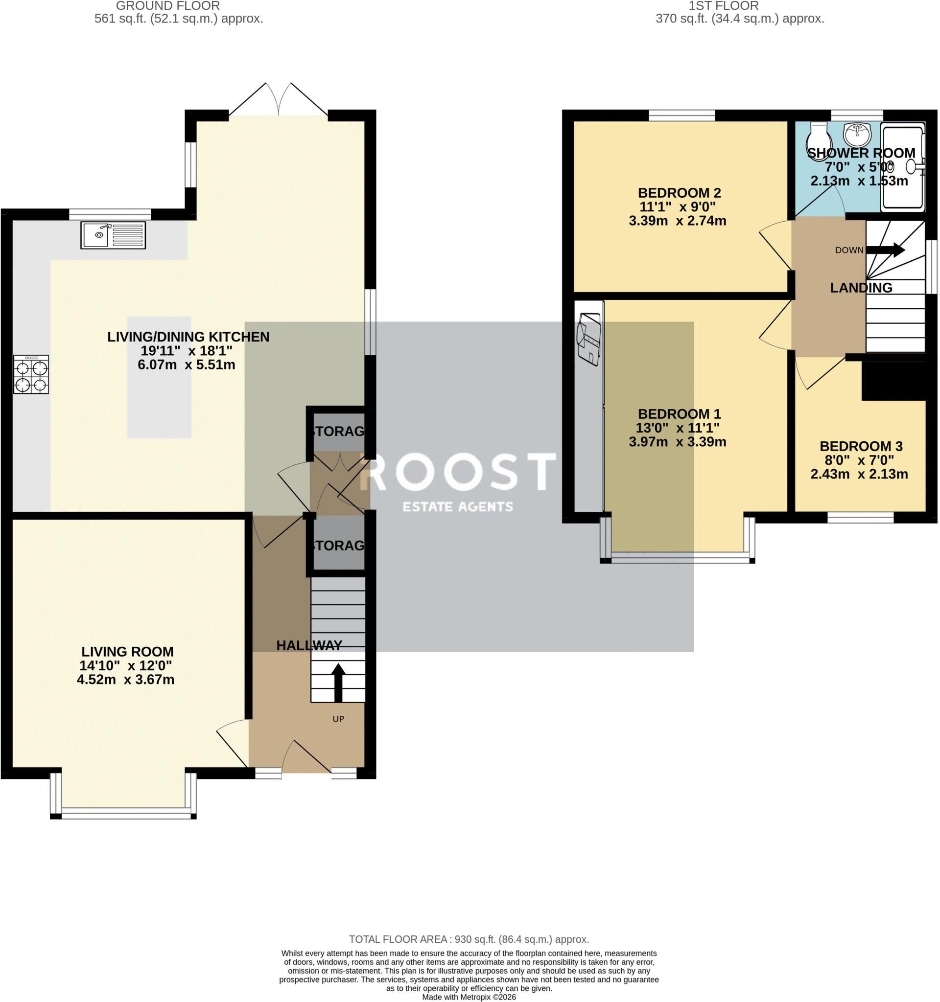West Lea, Grimsby floorplan