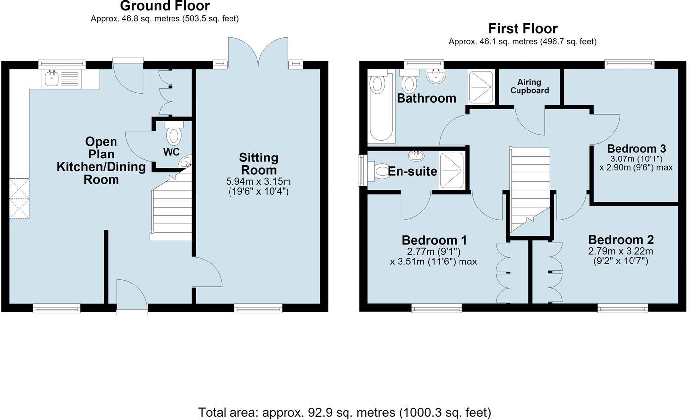 Cony Walk, Grange Park, Northampton floorplan