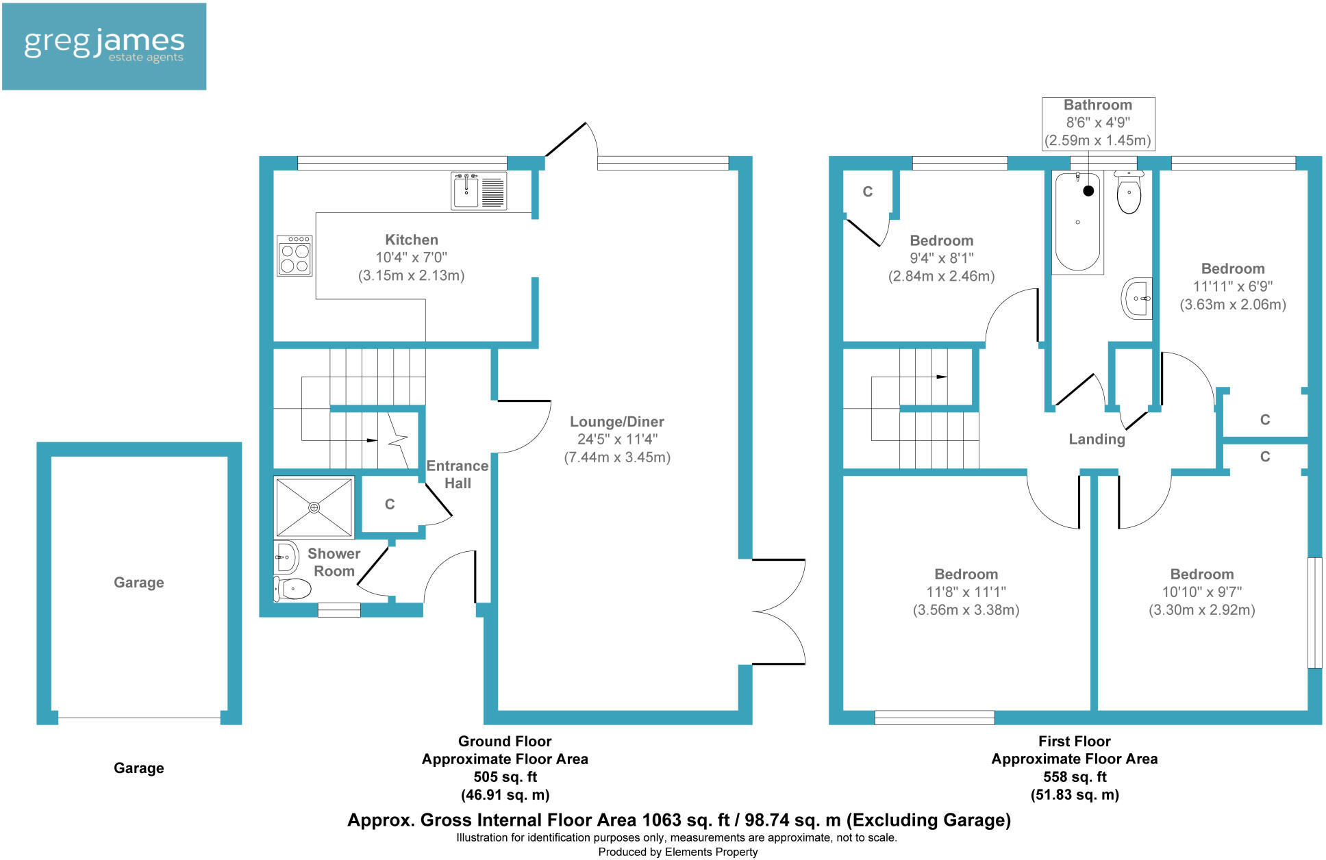 Lulworth Close,  Farnborough , GU14 floorplan