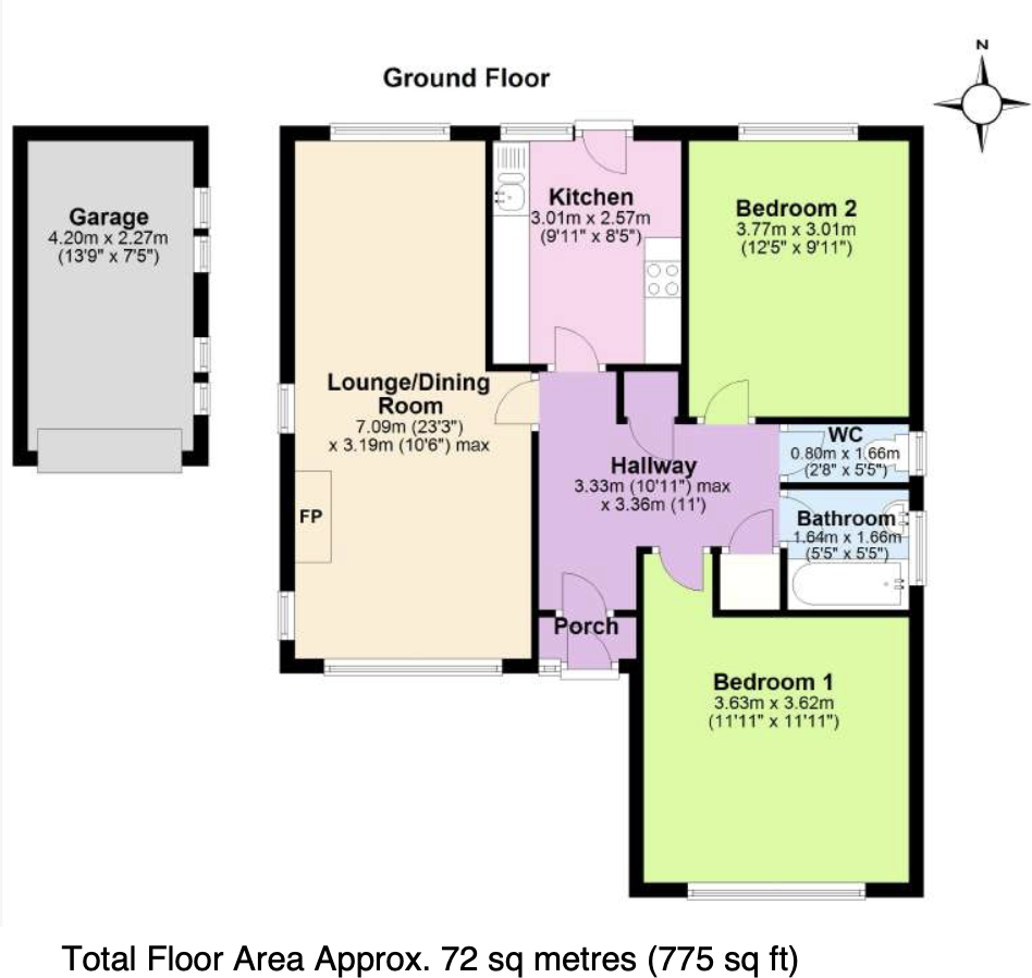 Prospect Crescent, Swanage floorplan