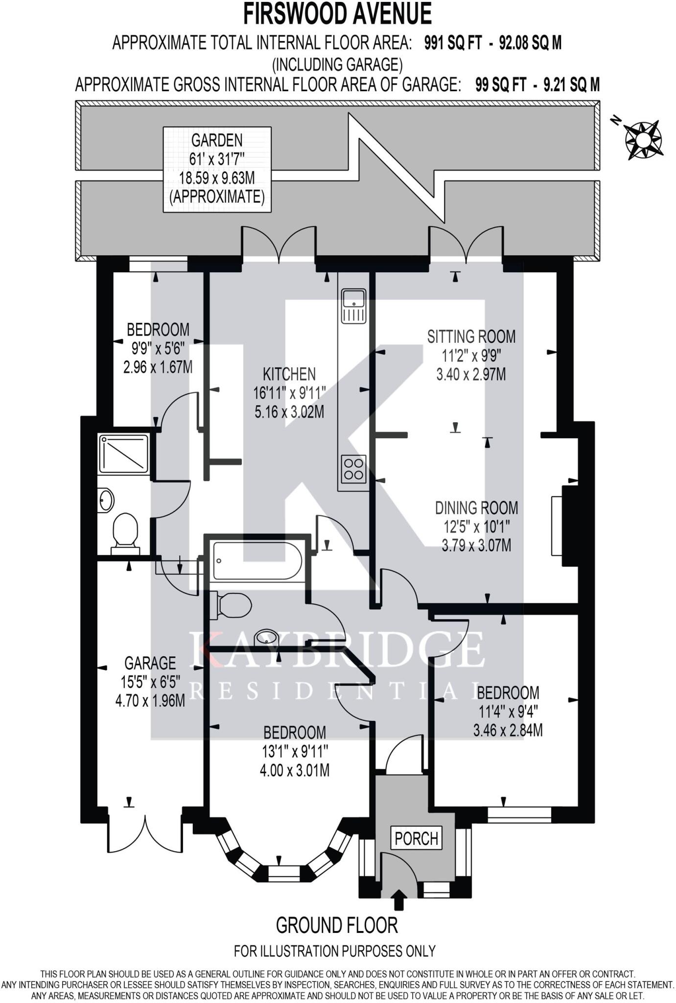 Firswood Avenue, Epsom, KT19 floorplan