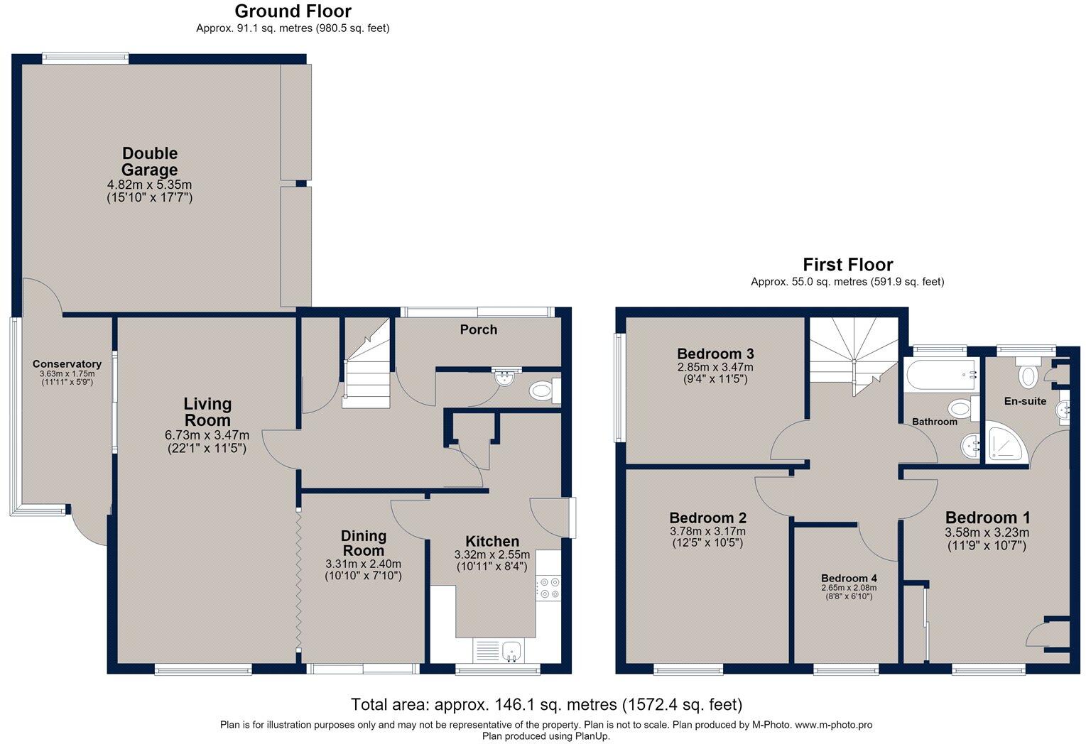Churchill Close, Melton Mowbray, Leicestershire floorplan