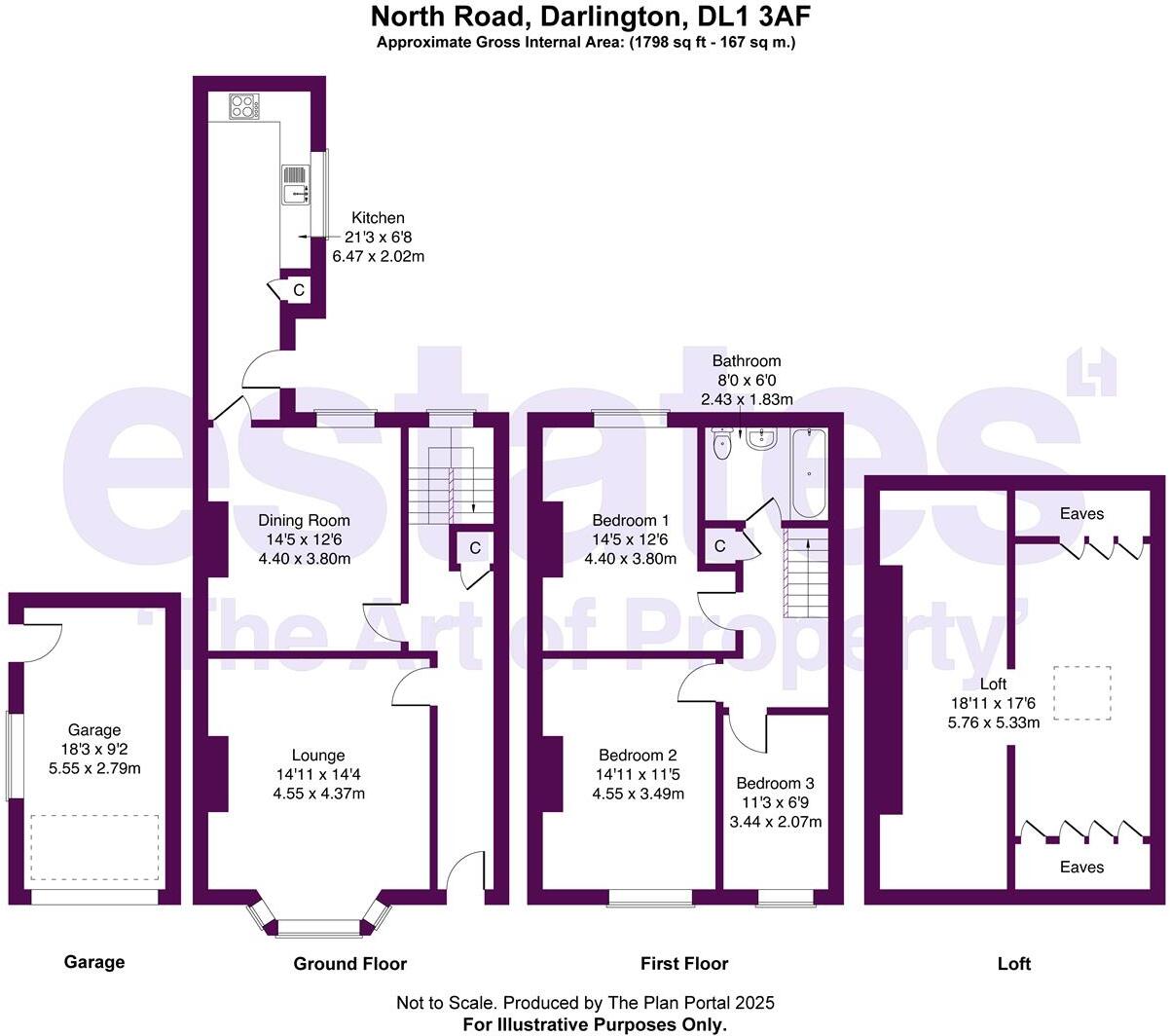 North Road, Darlington, DL1 3AF floorplan