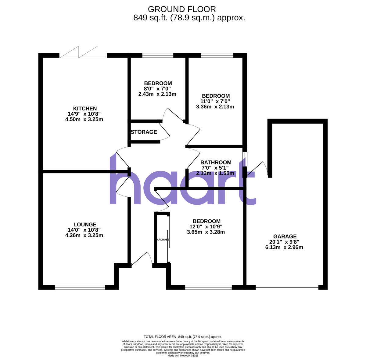 Downe Avenue, Cudham floorplan