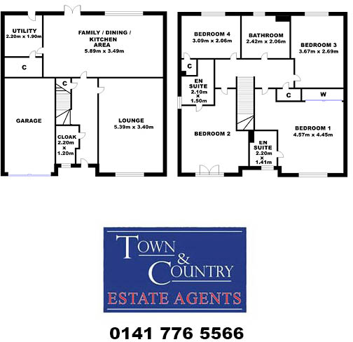14, Finart Crescent, Gartcosh, G69 8DP floorplan