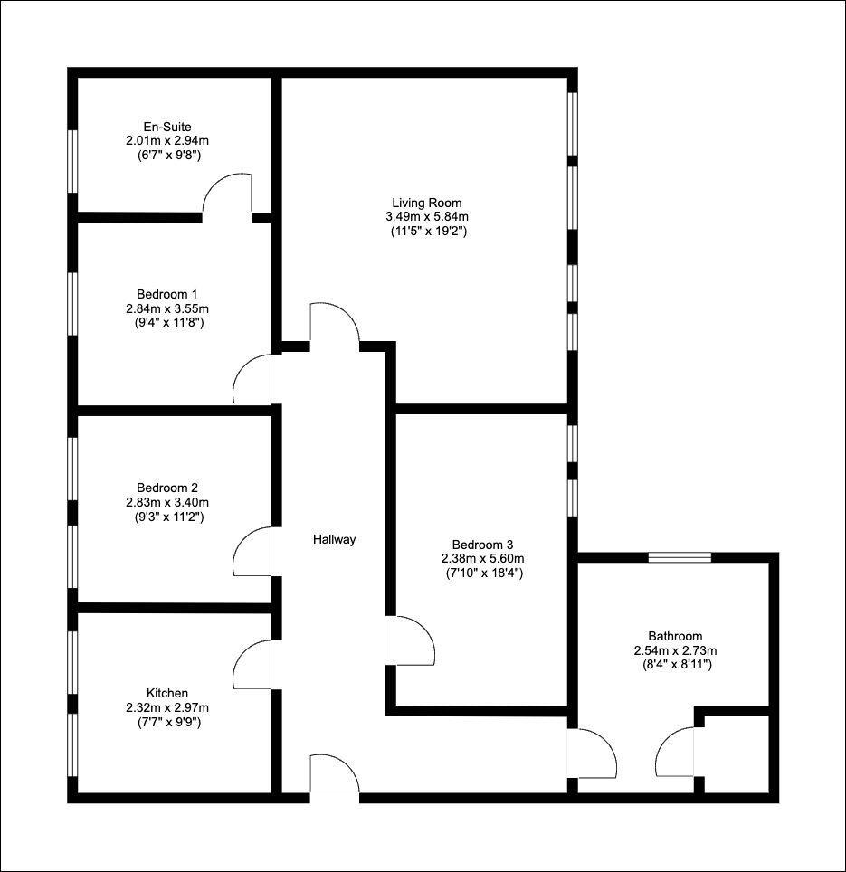 Grosvenor Gate,Leicester,LE5 0TL floorplan
