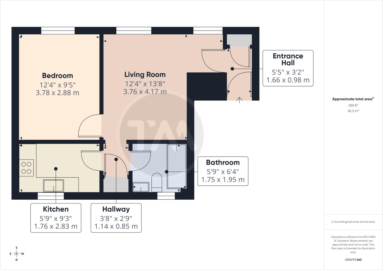 Blunham Road, Biggleswade, Bedfordshire, SG18 floorplan