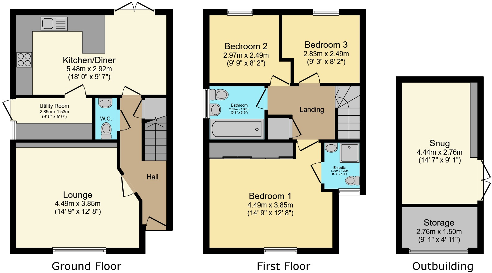 Charlock Close, Witham St. Hughs, Lincoln floorplan