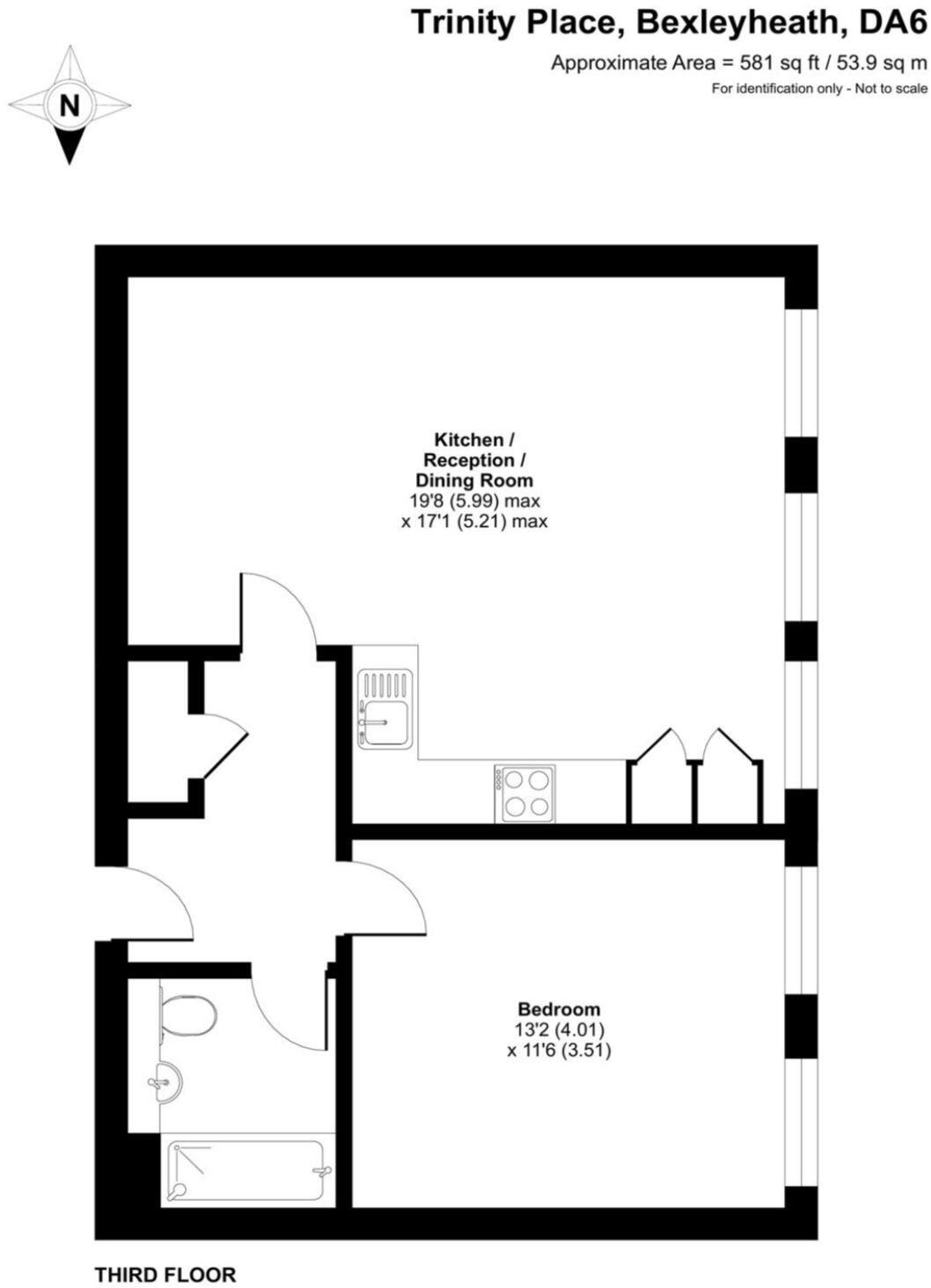 19 Trinity Place, Bexleyheath, DA6 floorplan