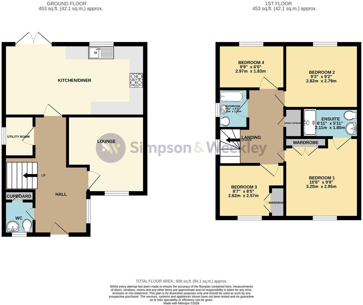 NN8 Prospero Drive, Wellingborough floorplan