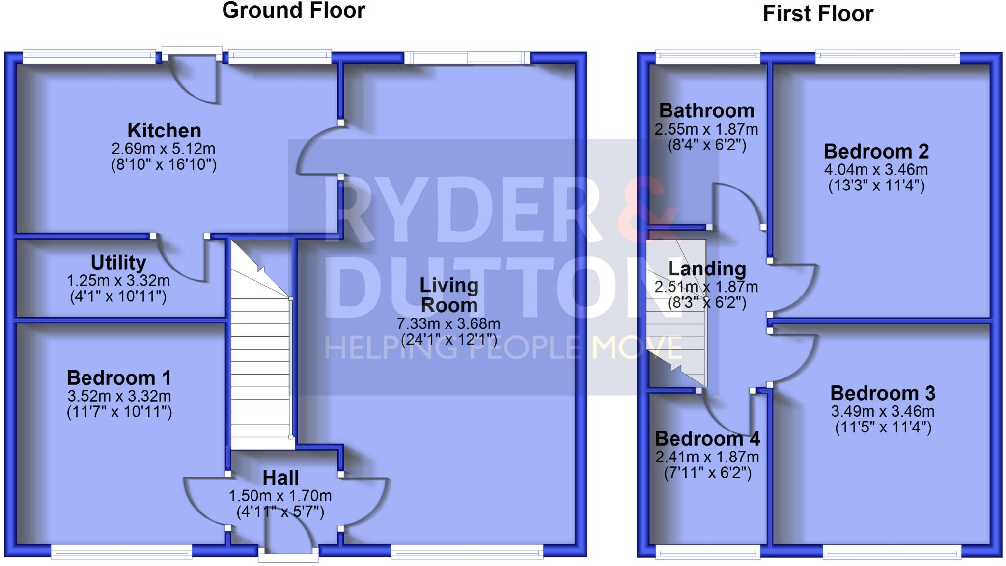 Edgeware Road, Chadderton, Oldham, Greater Manchester, OL9 floorplan