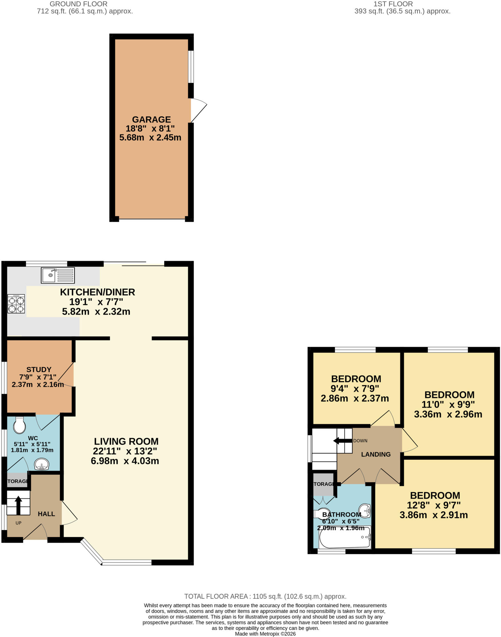 Lakewood Road, Bristol, BS10 floorplan