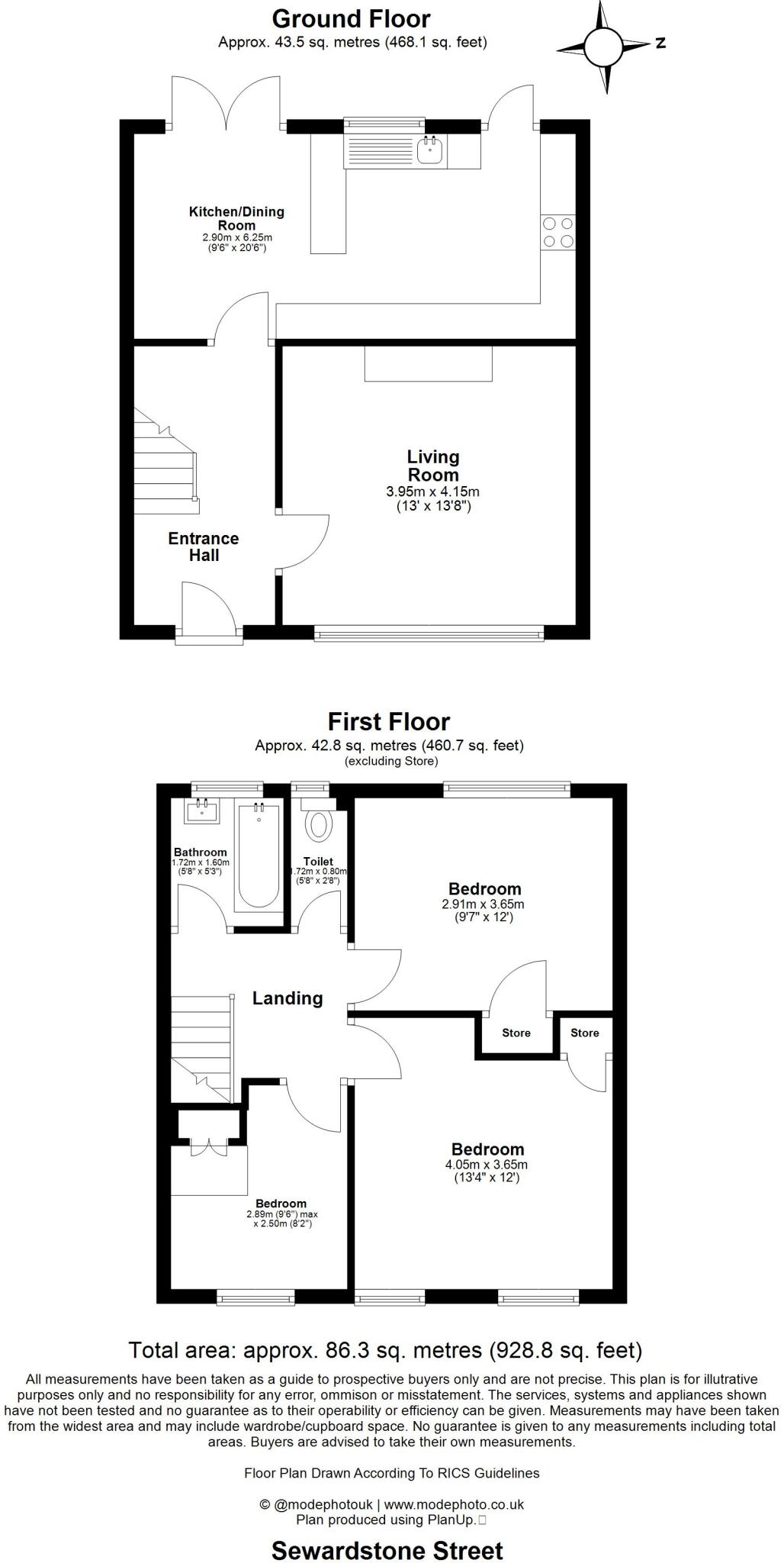 Sewardstone Street, Waltham Abbey floorplan