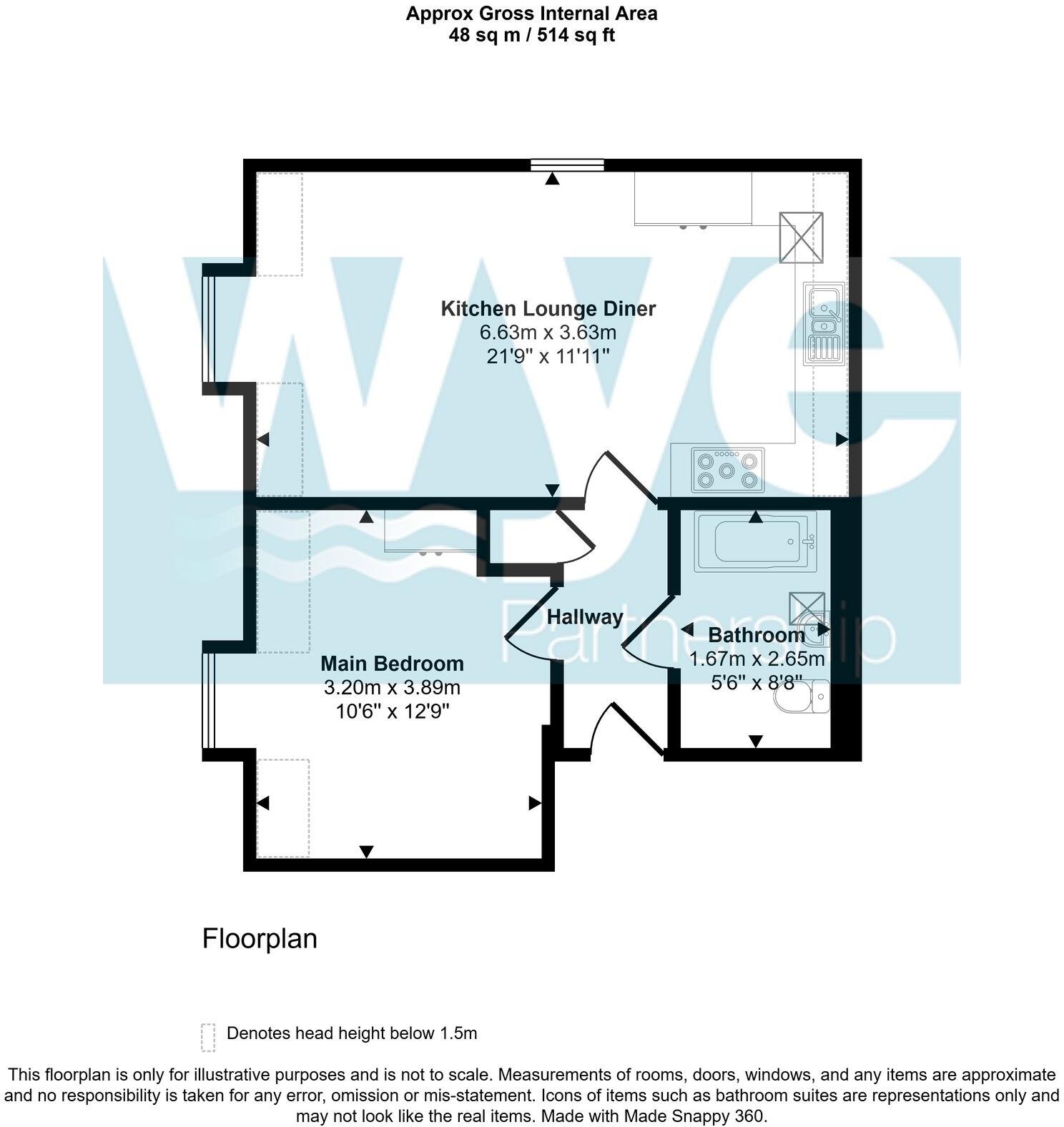 352 Amersham Road, Hazlemere, HP15 floorplan