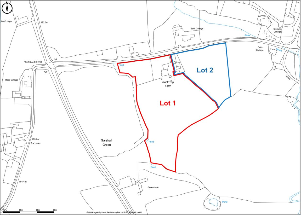 Lot 1: Bank Top Farmhouse and Paddock, Garshall Green, Milwich, Stafford floorplan