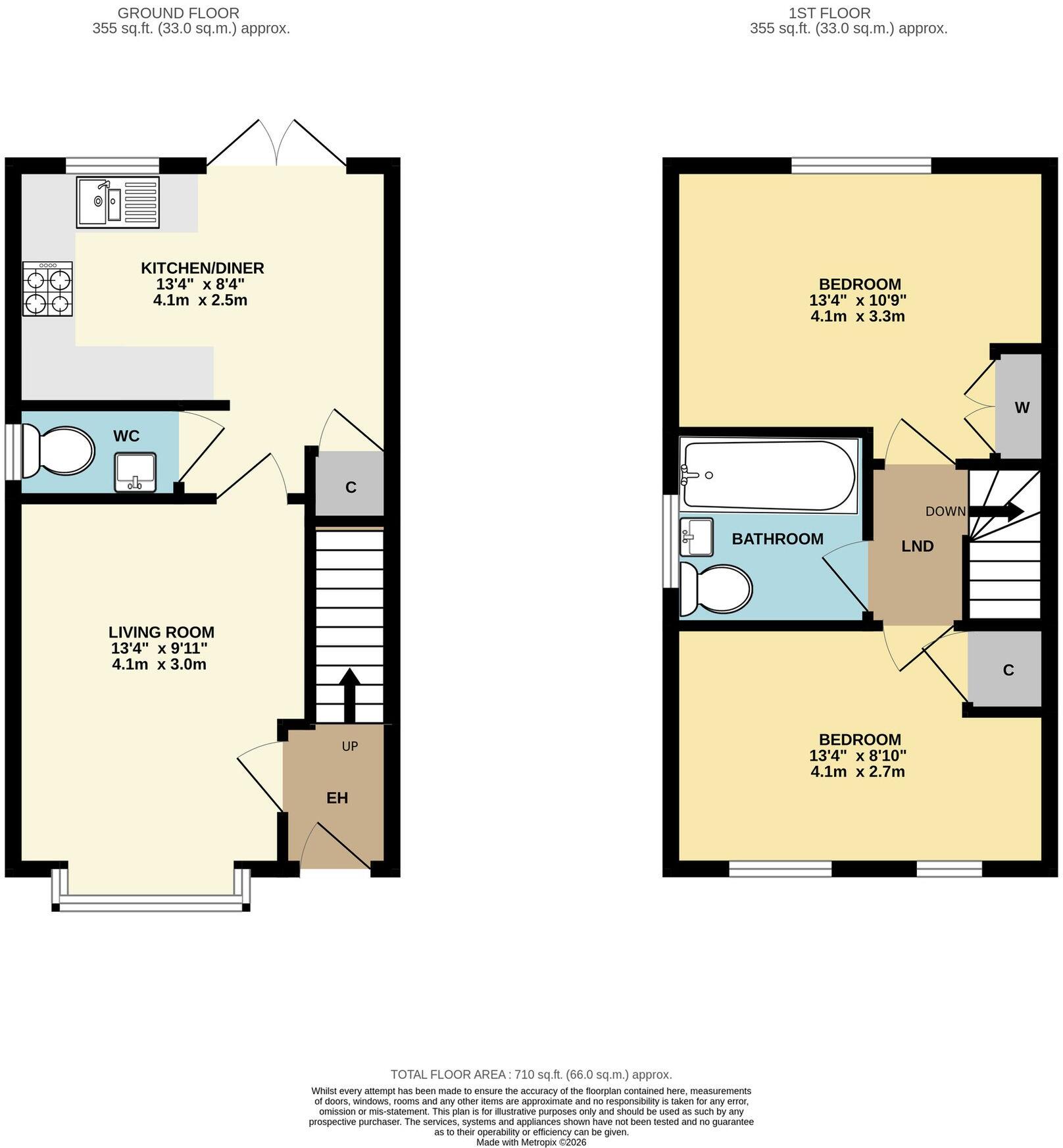 Colonel Drive, Rushwick, WR2 floorplan
