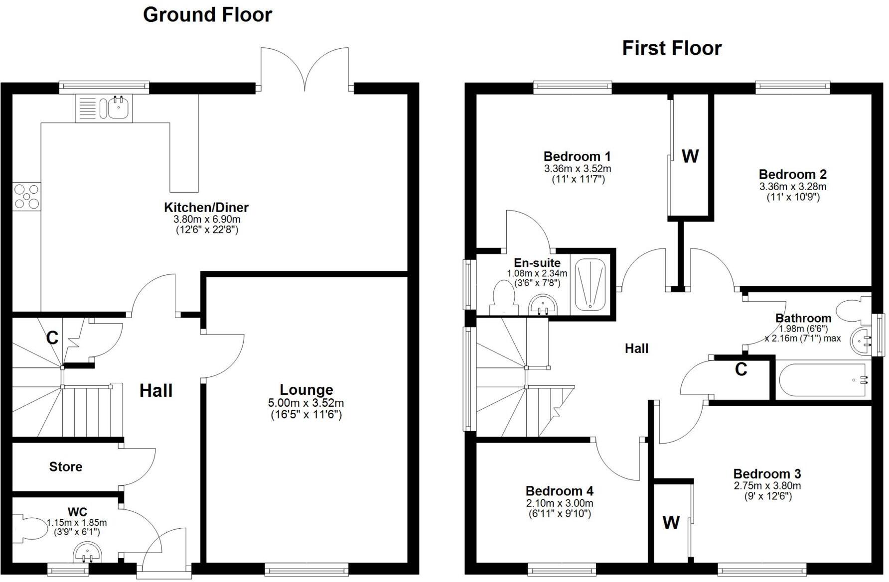 Doulton Road, Paisley floorplan