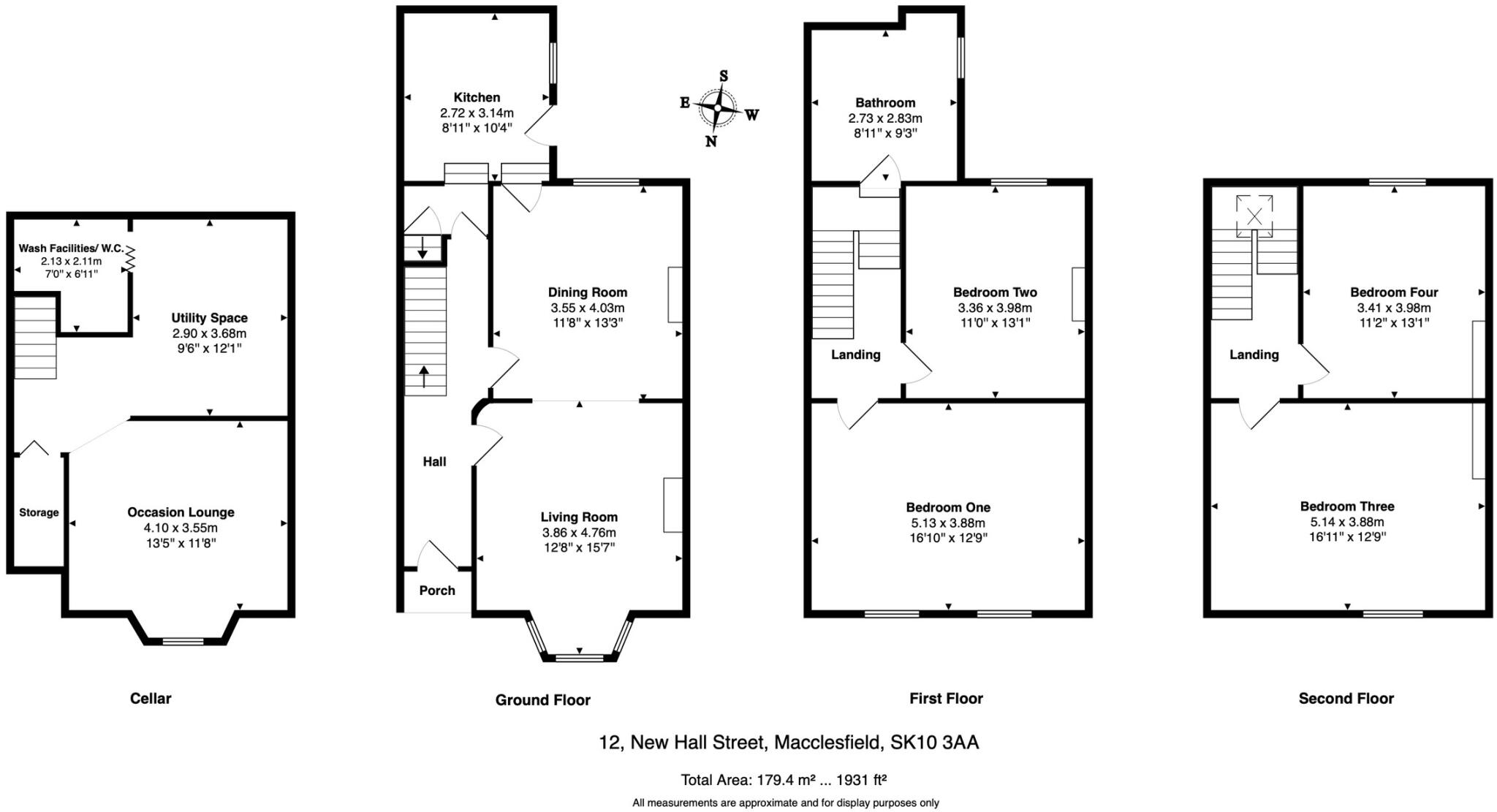 New Hall Street, Macclesfield, Cheshire floorplan