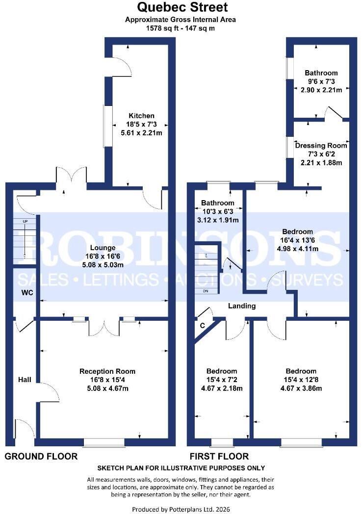 Quebec Street, Langley Park, Durham floorplan