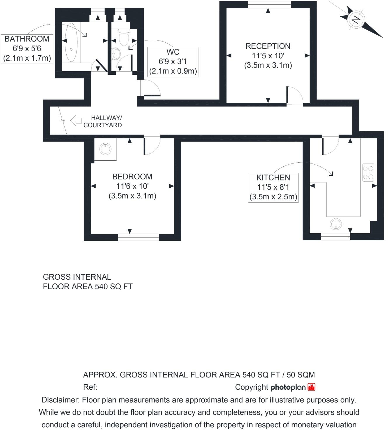 The Cedars St. Albans, Hertfordshire, AL3 floorplan