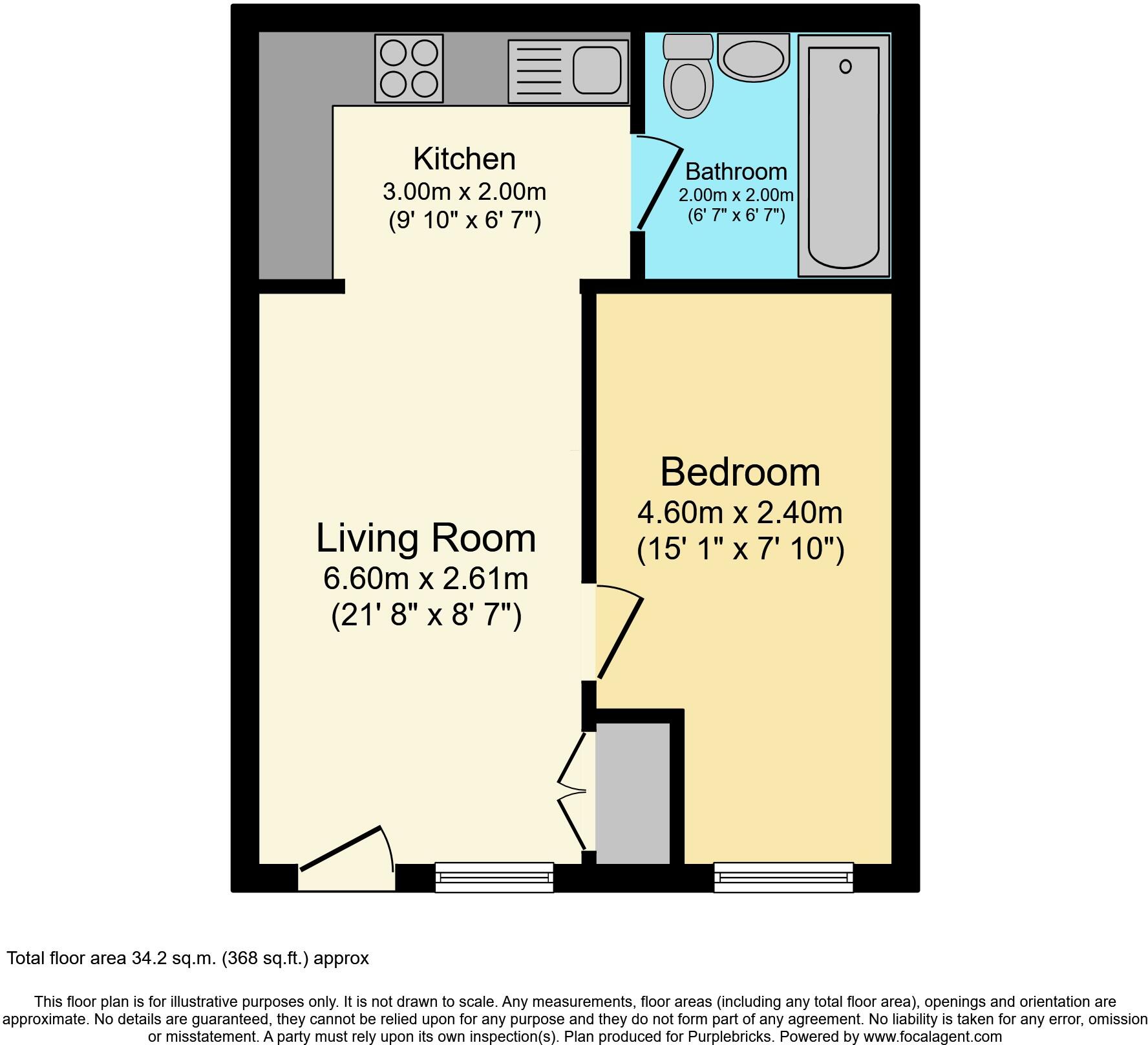111 Chertsey Road, Woking, GU21 floorplan
