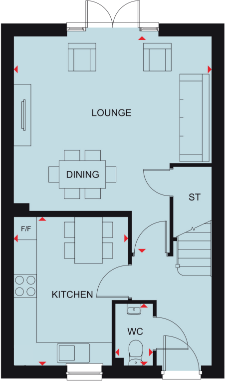 Moor Lane, 
Ravenfield, 
Rotherham, 
South Yorkshire, 
S65 4QQ floorplan