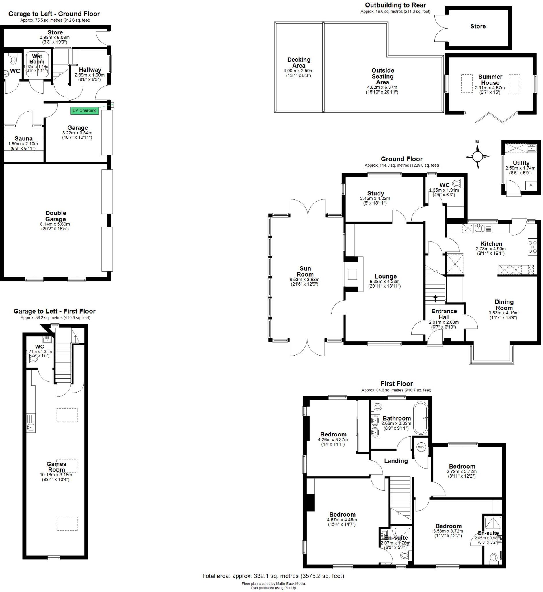 8, Hill Rise, Coleby, Lincoln, LN5 floorplan