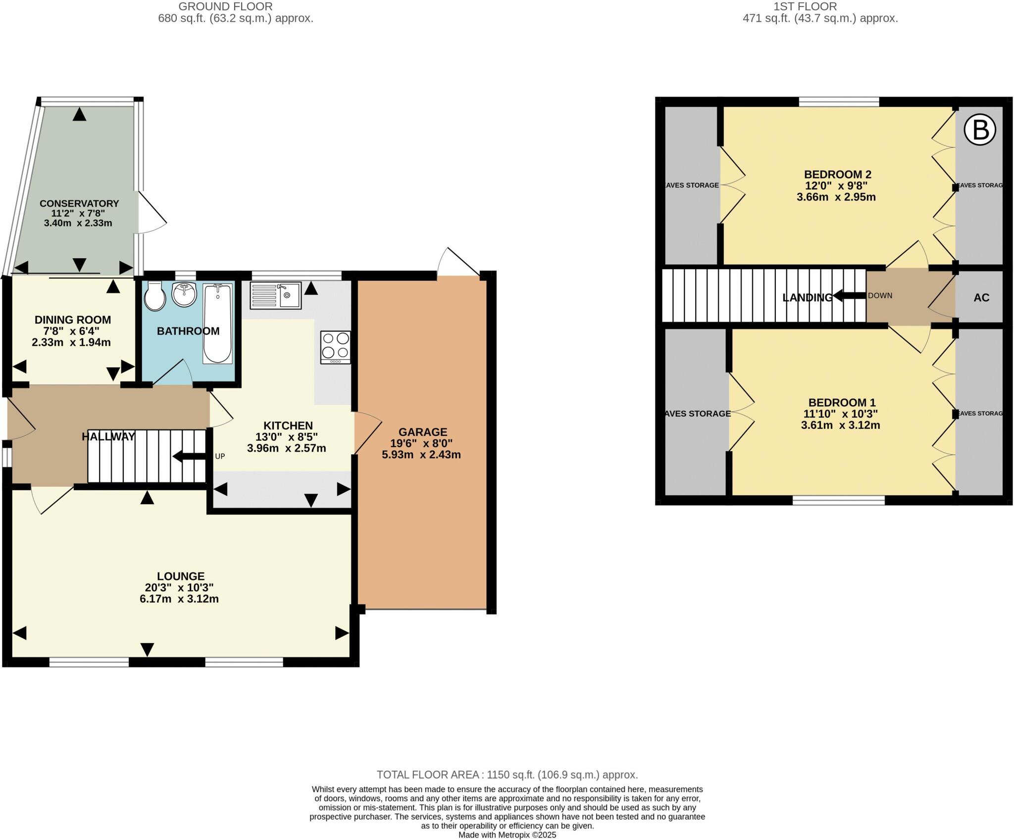Acacia Avenue, Brant Road, Waddington, Lincoln floorplan