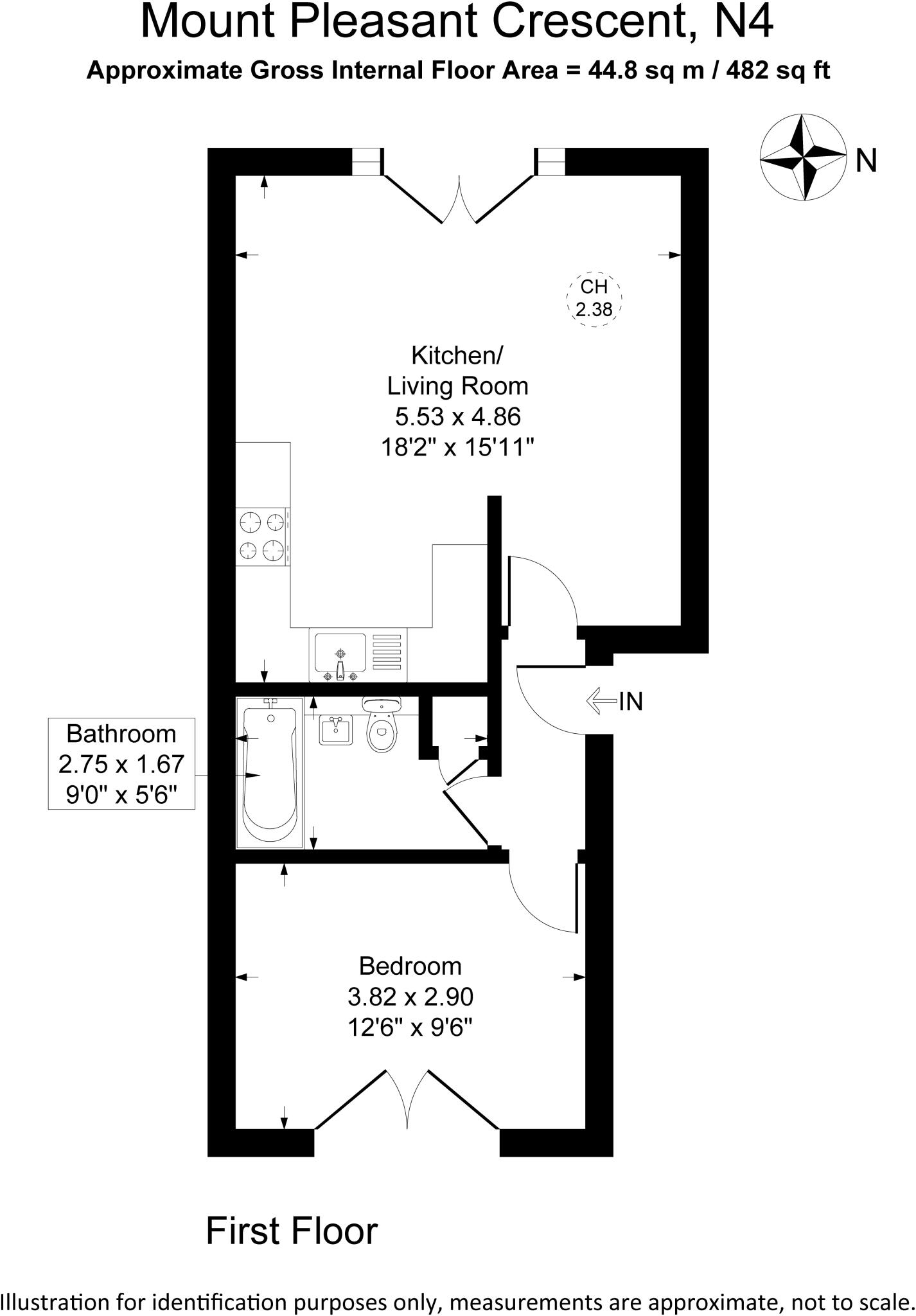Mount Pleasant Crescent, Crouch Hill floorplan