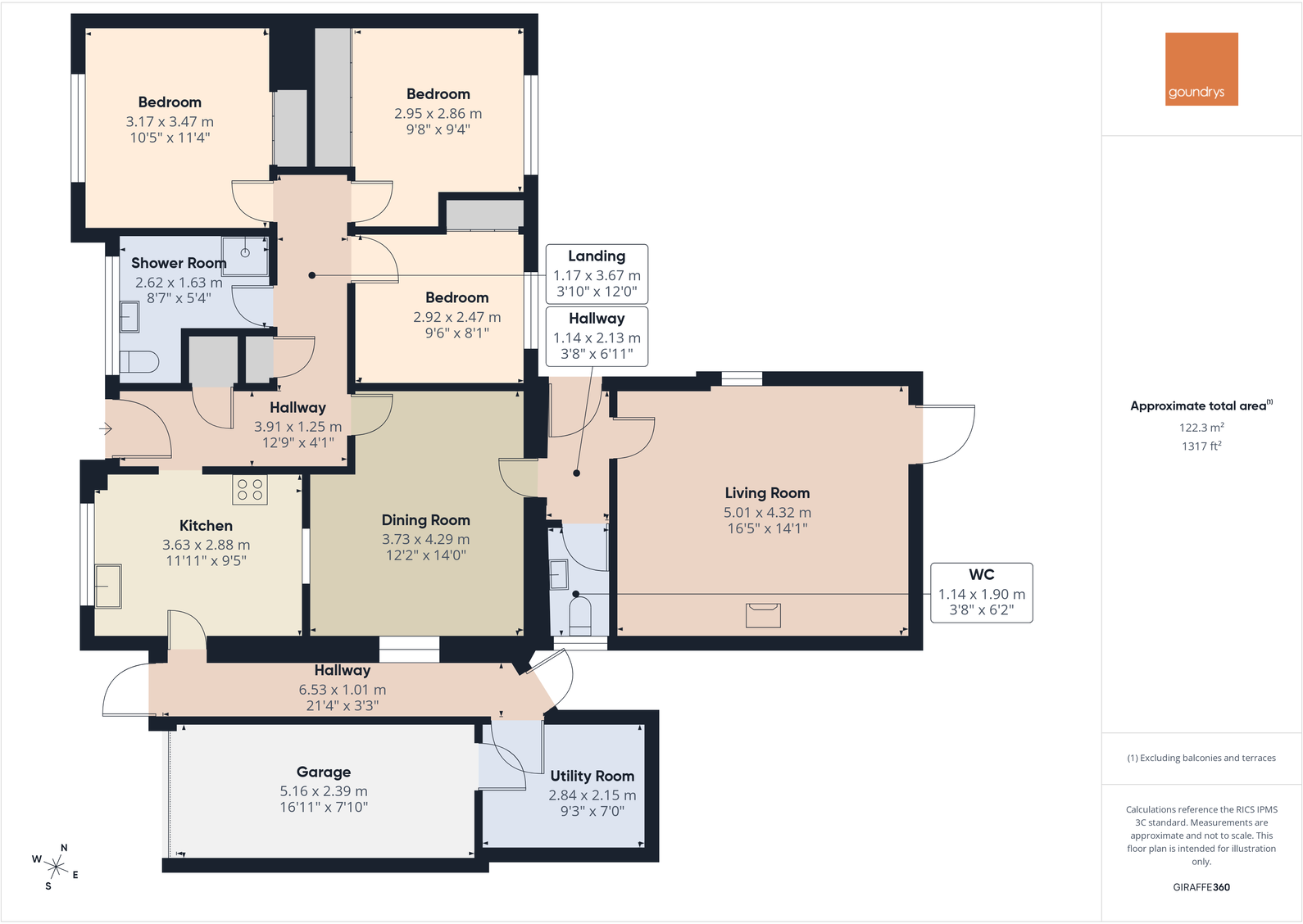 Springfield Way, Threemilestone floorplan