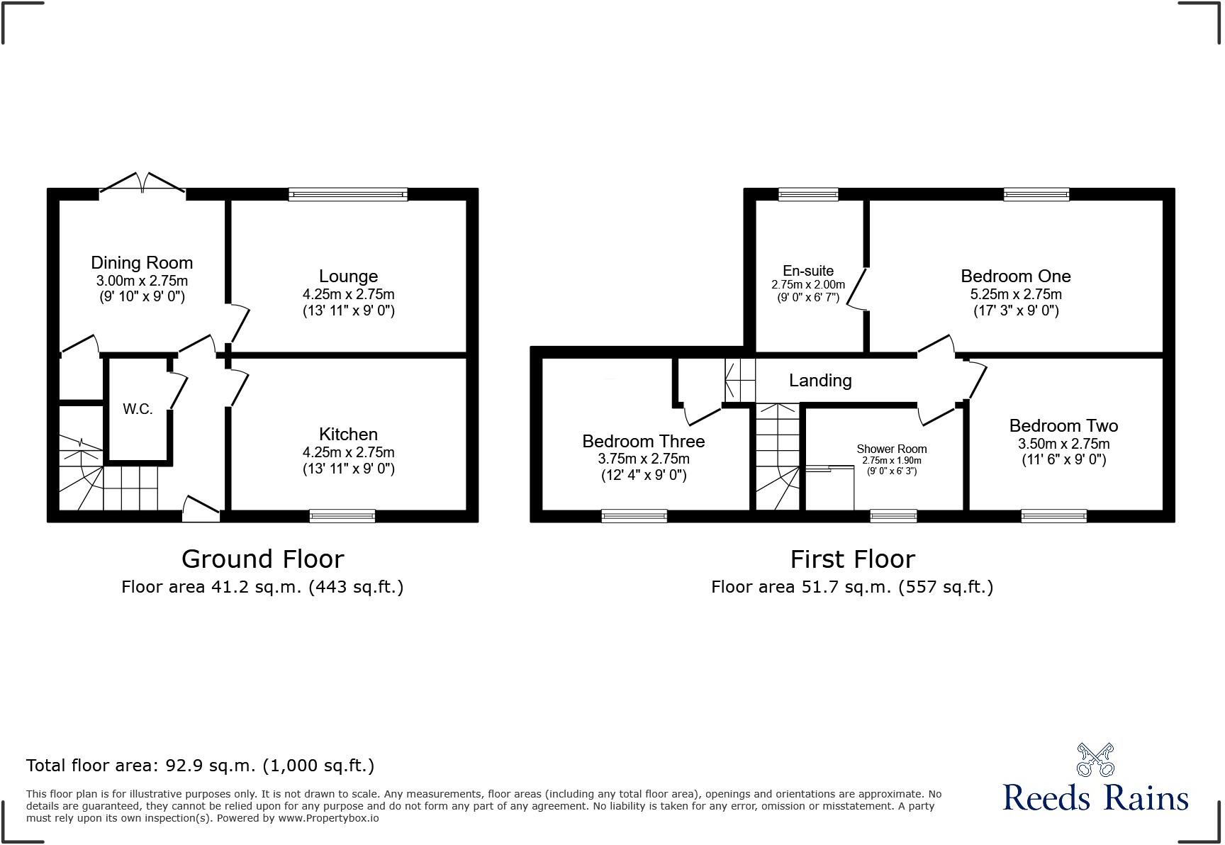 Wood Lane, Chapelthorpe, Wakefield, West Yorkshire, WF4 floorplan