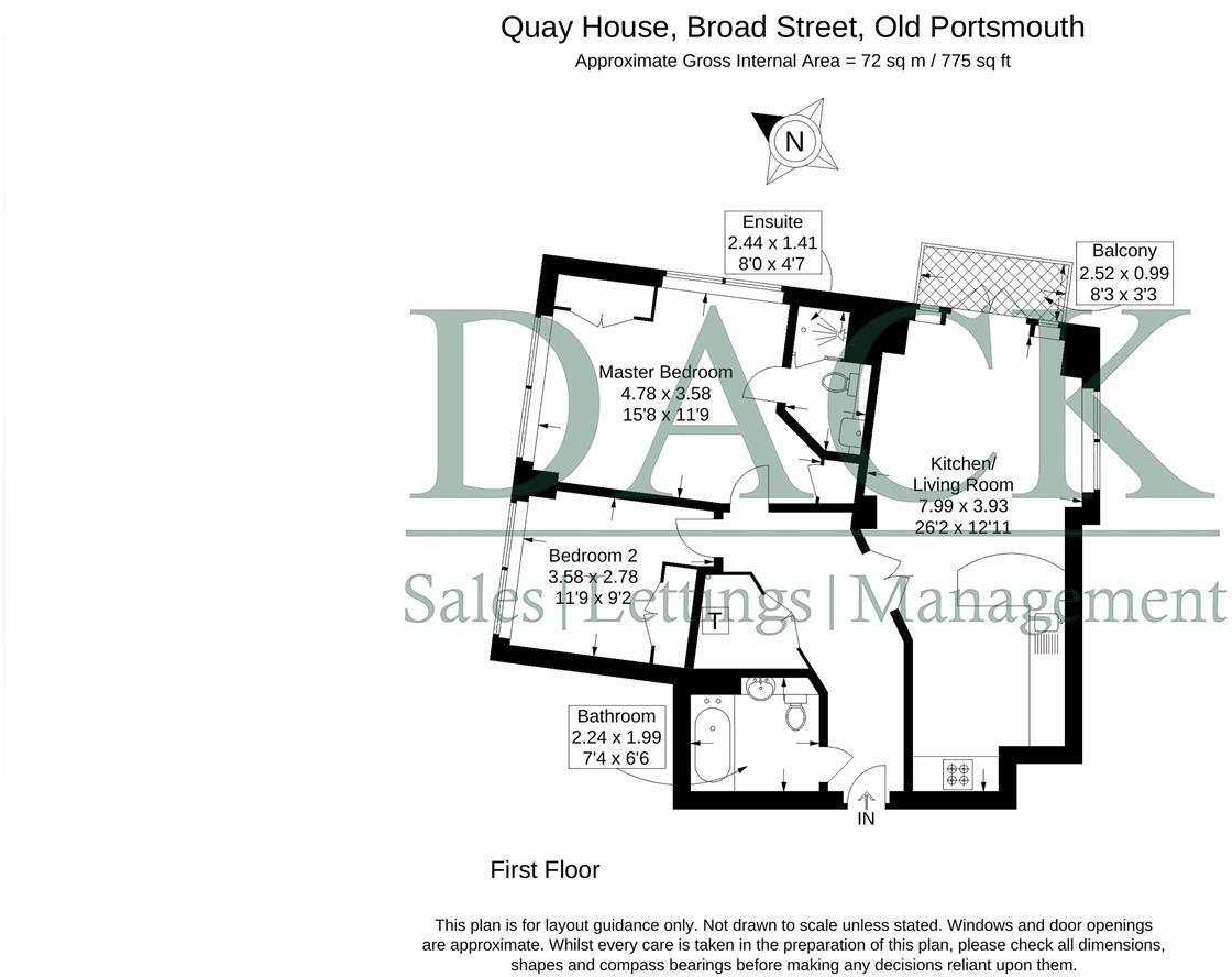 Quay House, Broad Street, PO1 2GL floorplan