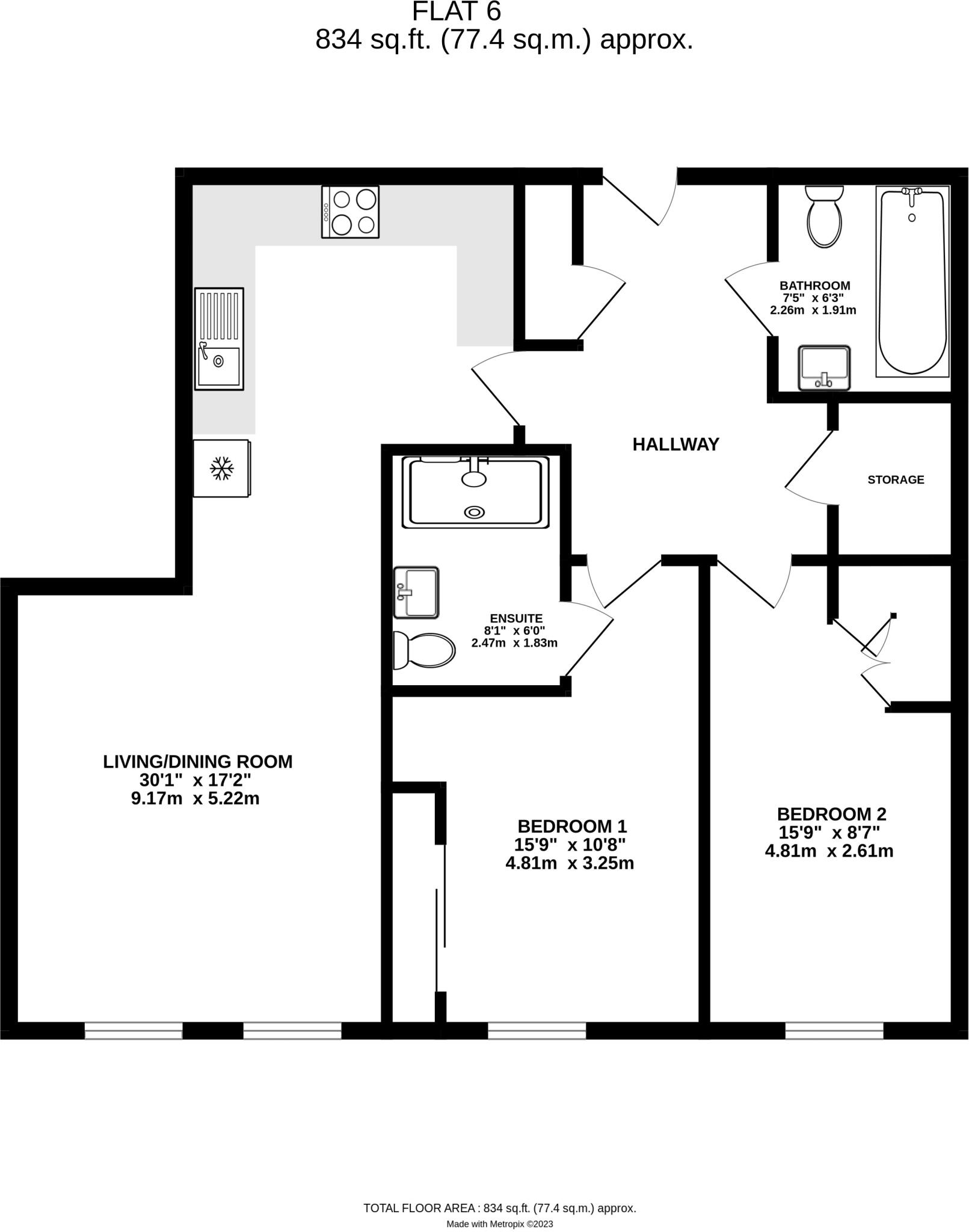 Broadwater Road, Welwyn Garden City, AL7 floorplan