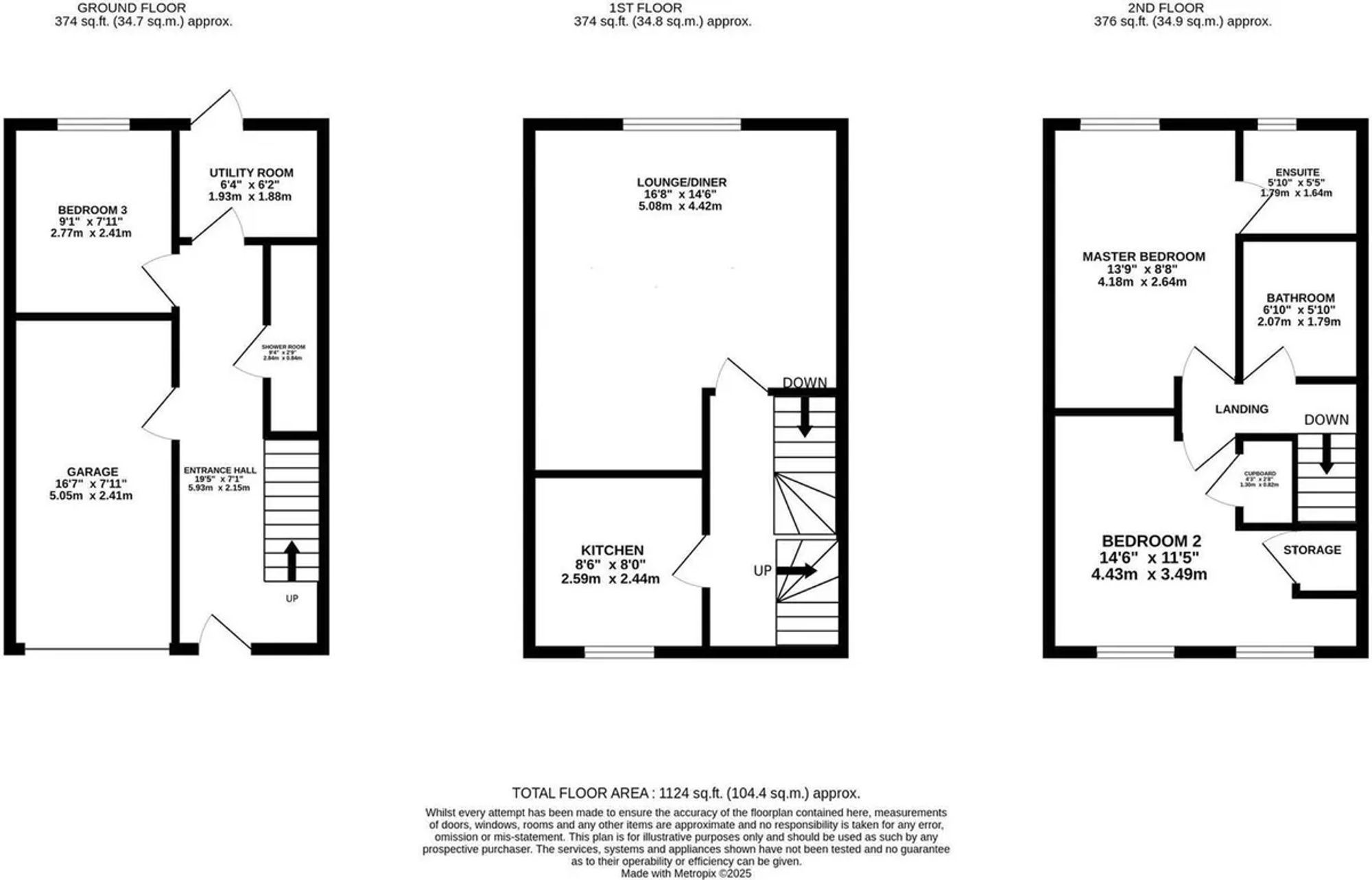 16, Copley Walk, Nantwich, CW5 floorplan