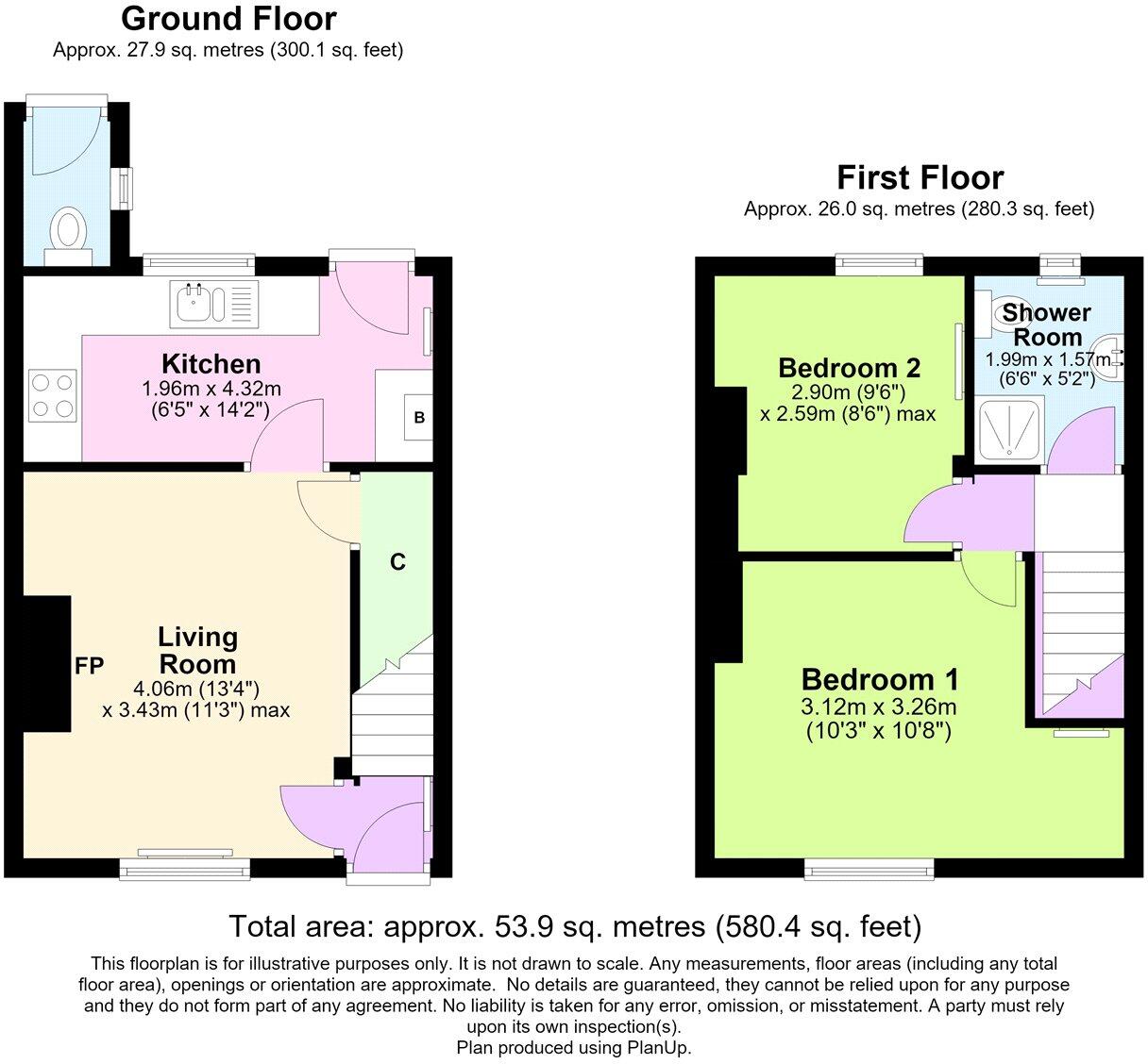 Poplar Row, Aberystwyth, Ceredigion, SY23 floorplan