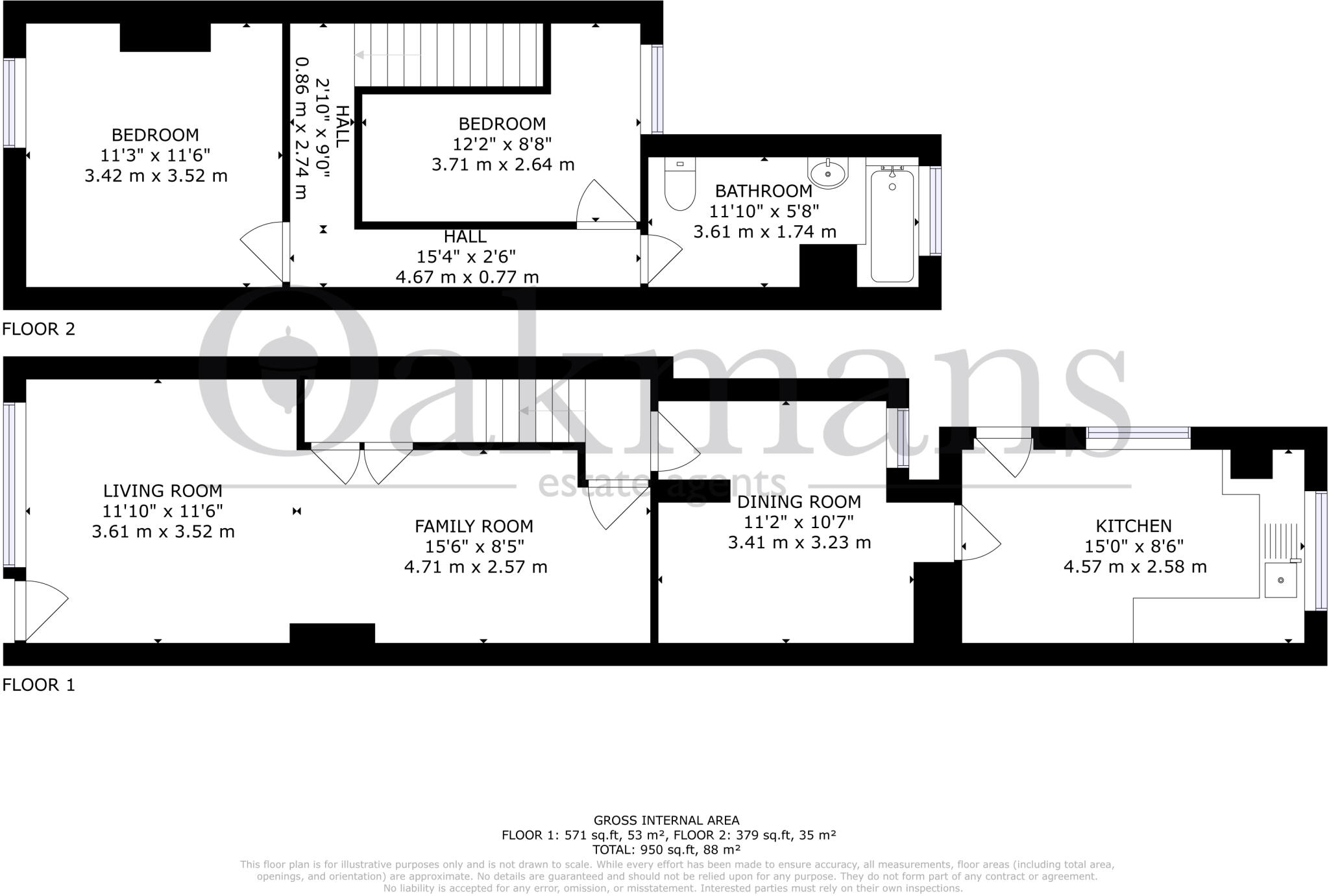 Rowheath Road, Birmingham, B30 floorplan